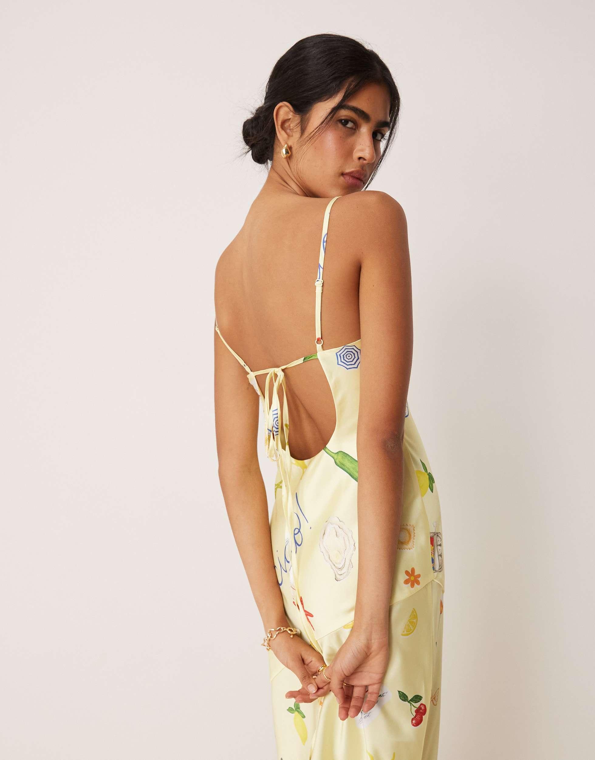 knee length dresses for ladies For Love & Lemons Huda Maxi Dress - Pink Floral main image 0