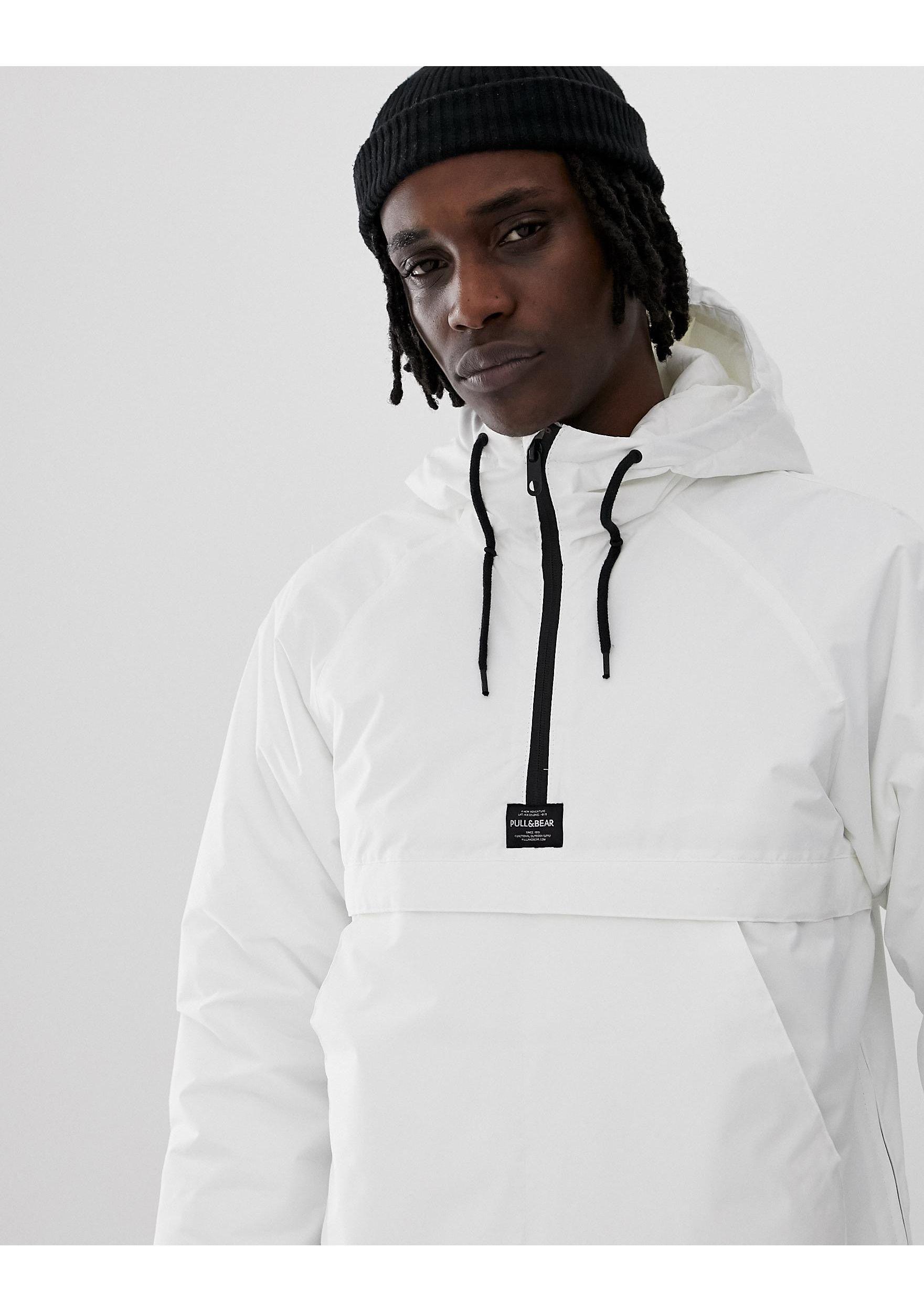 pull and bear half zip jacket