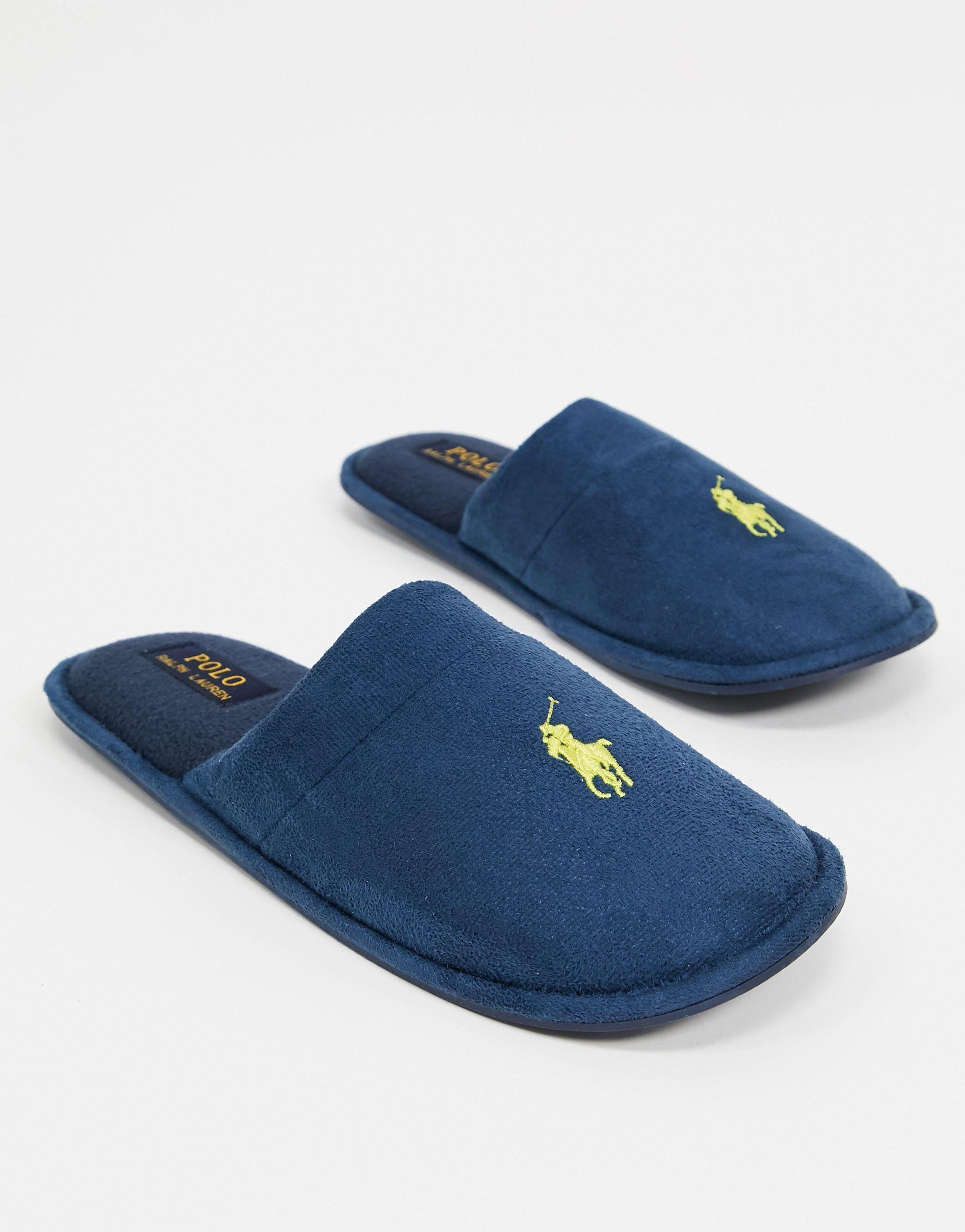 Polo - Summit Scuff - Pantofole blu navy da Uomo di Polo Ralph Lauren in  Blu | Lyst