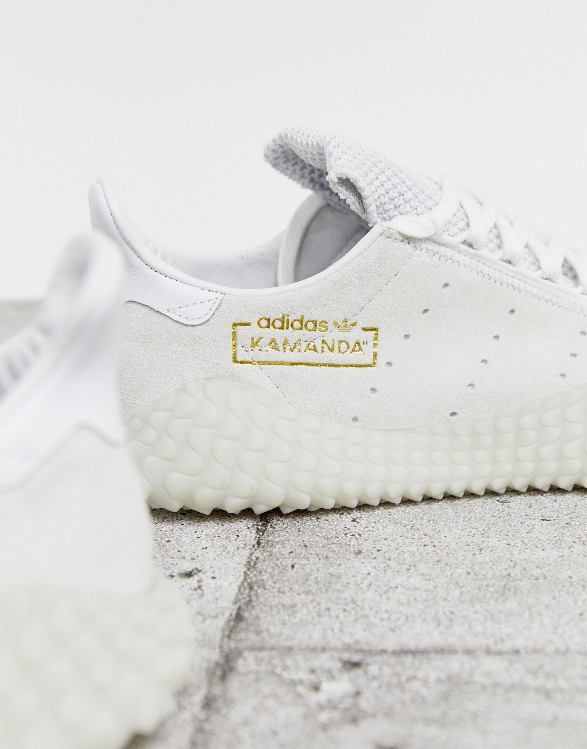 adidas kamanda triple white