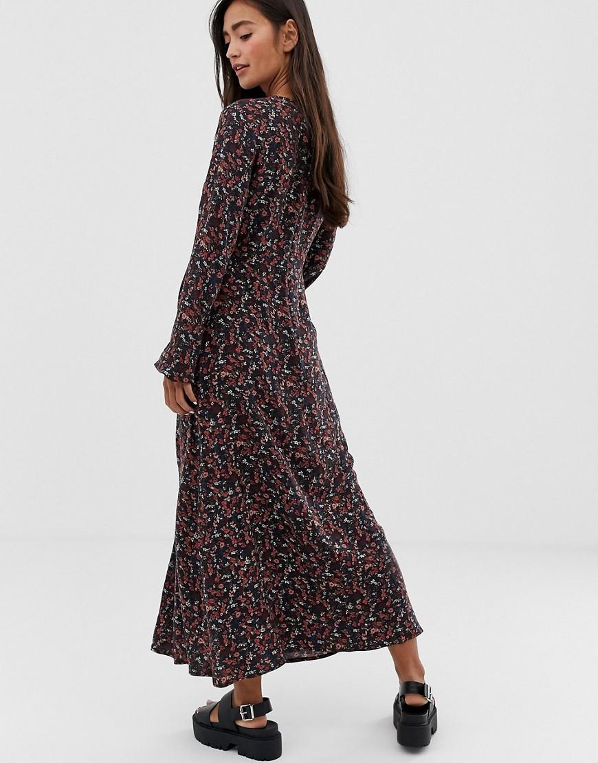 pull and bear wrap dress