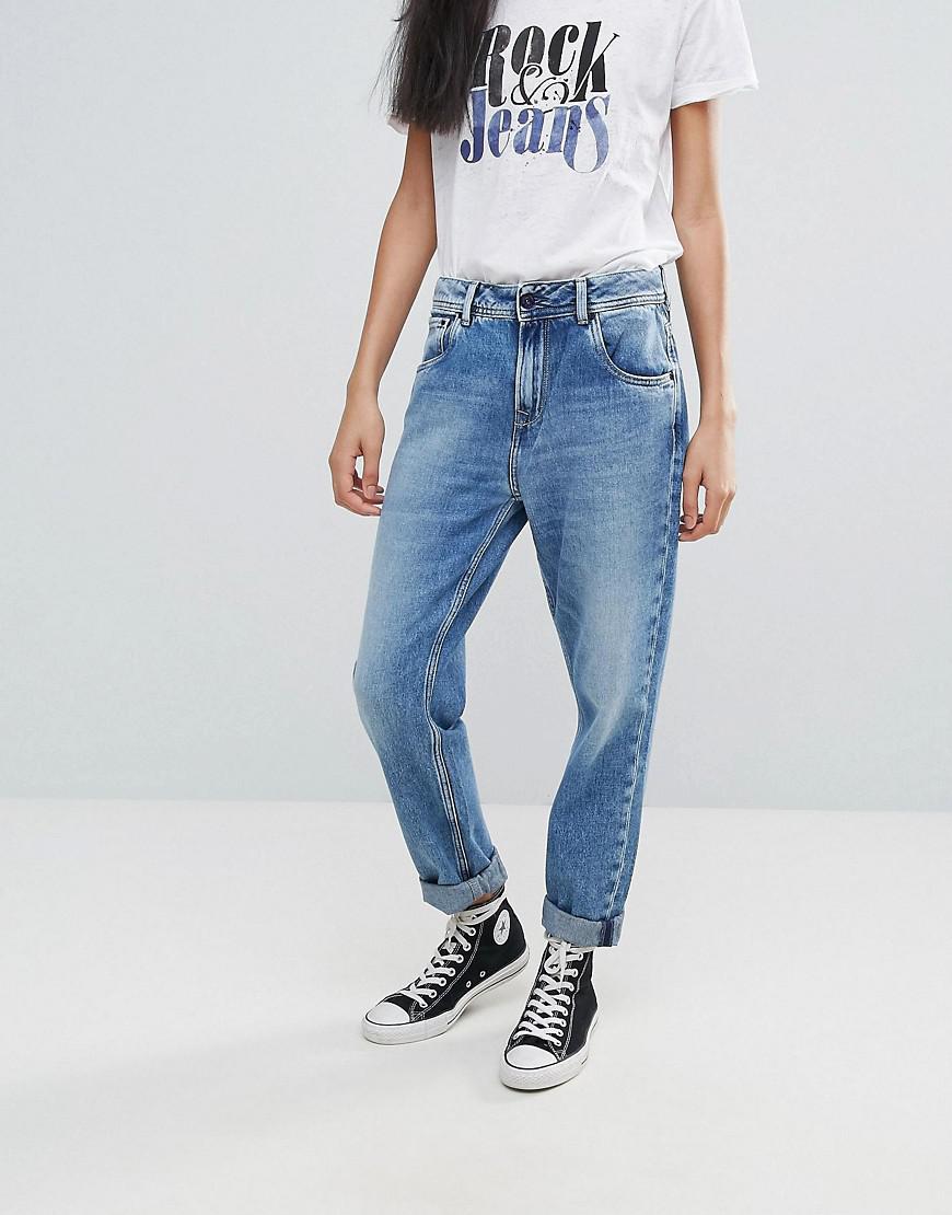 Pepe Jeans Denim Vagabond Boyfriend Jeans in Blue | Lyst