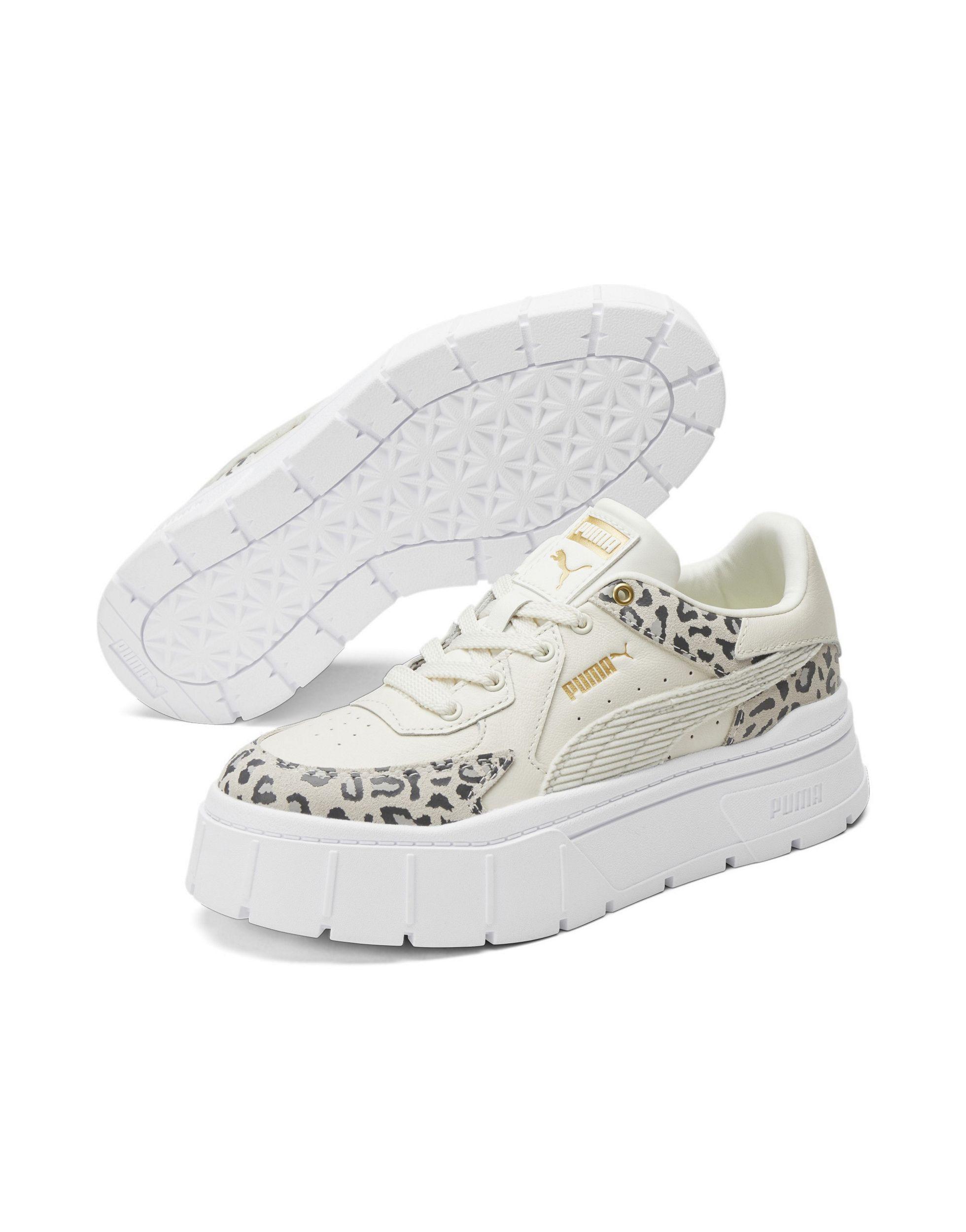PUMA Mayze Stack Sneakers in White | Lyst