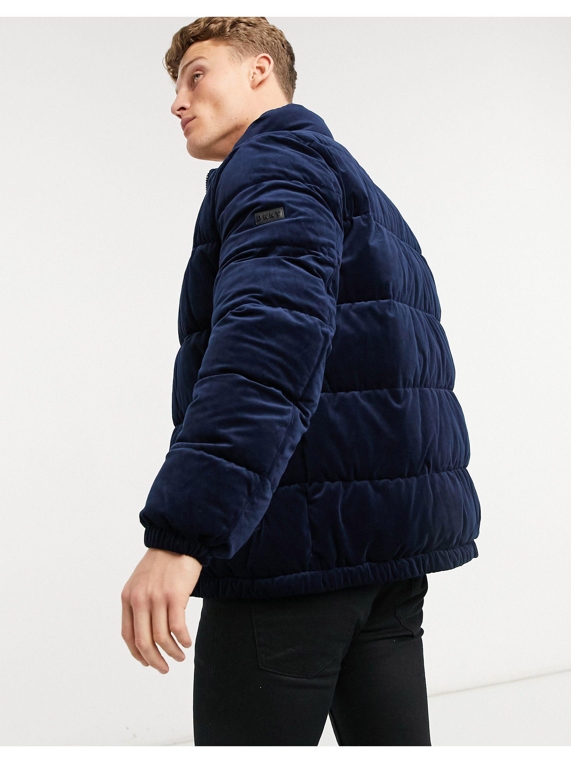 velvet puffer jacket men