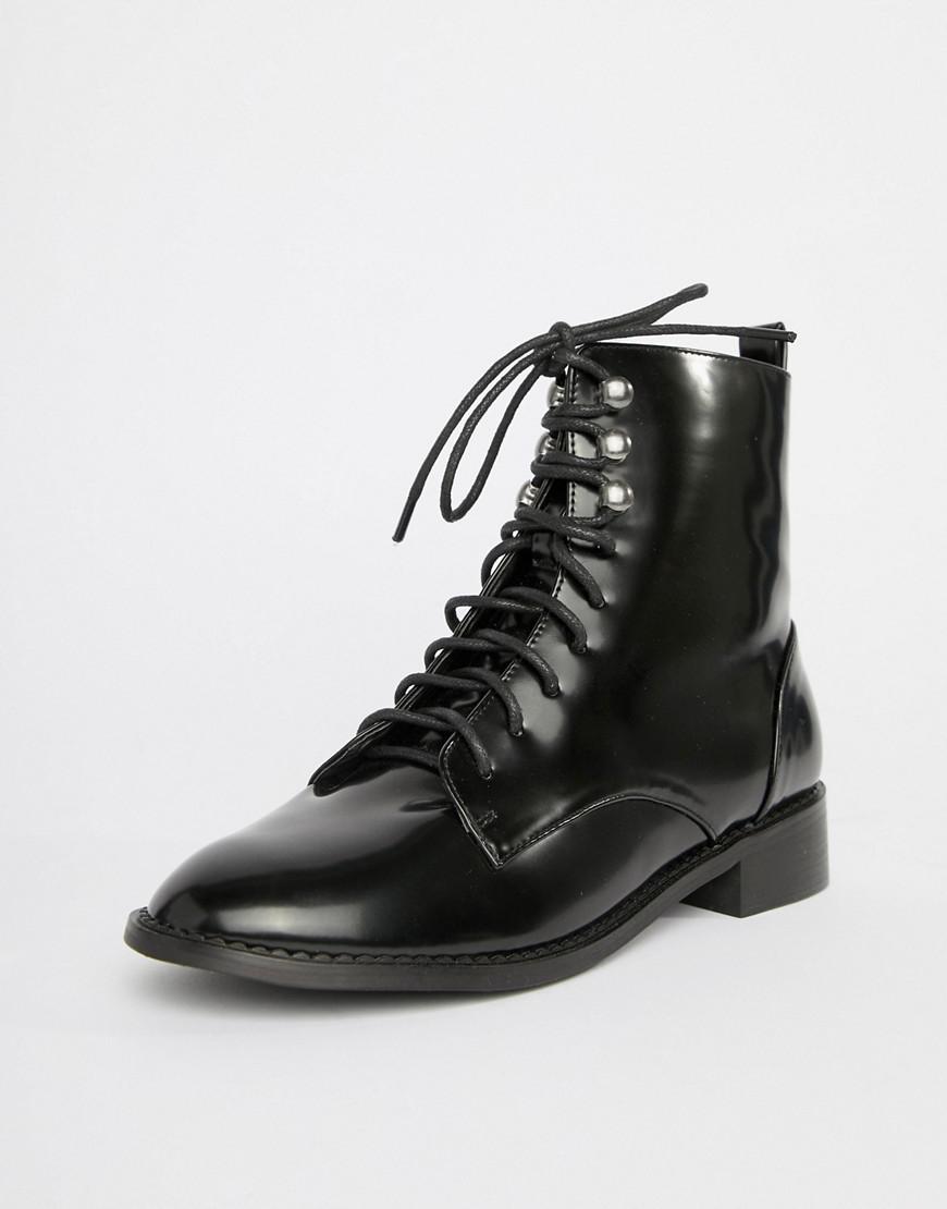 london rebel clean hiker boots