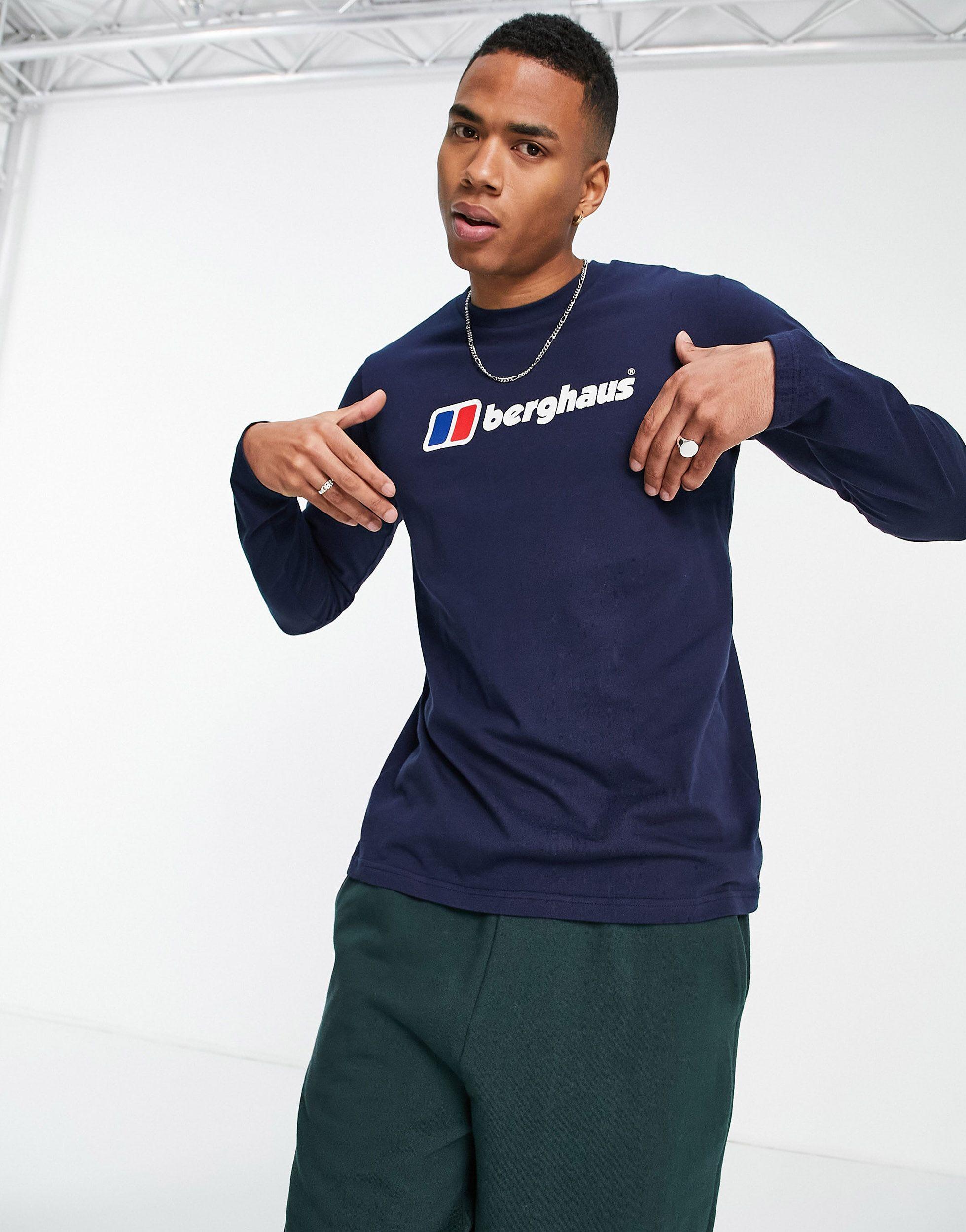 navy berghaus t shirt