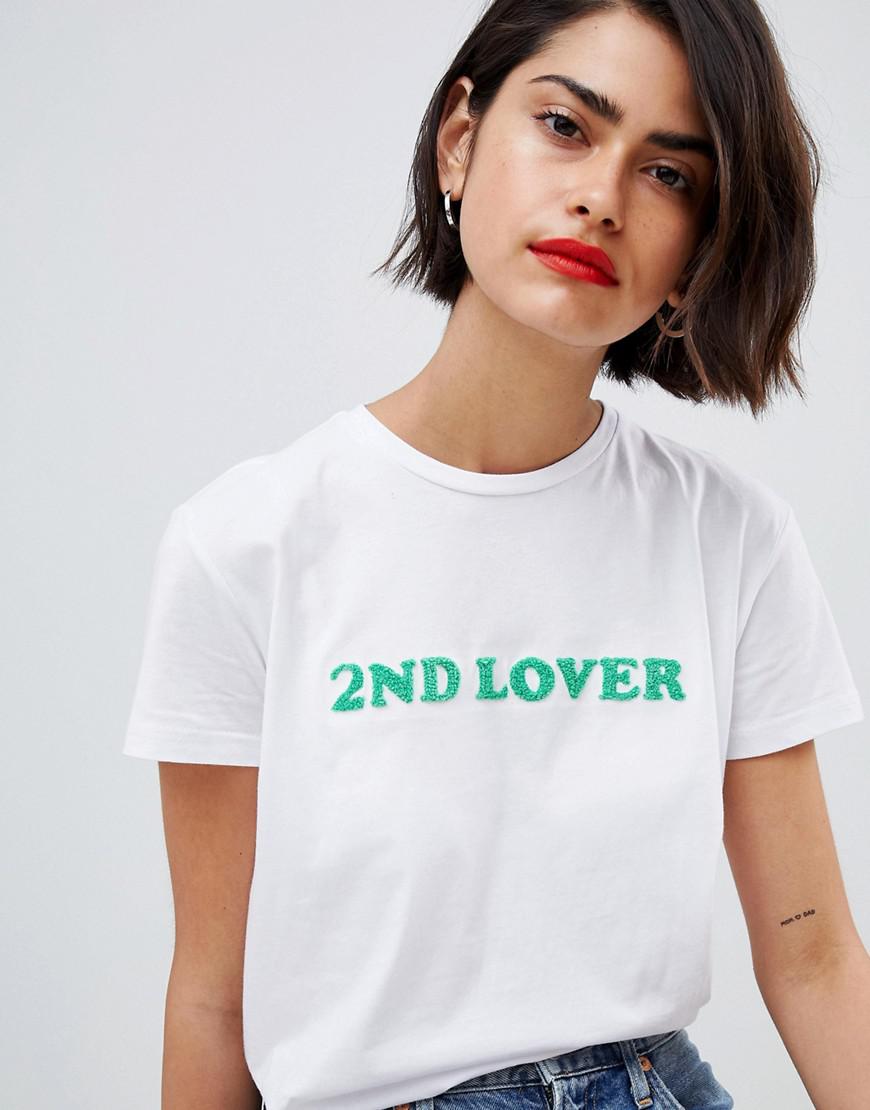 2nd Day Denim 2ndday Lover T-shirt in White - Lyst