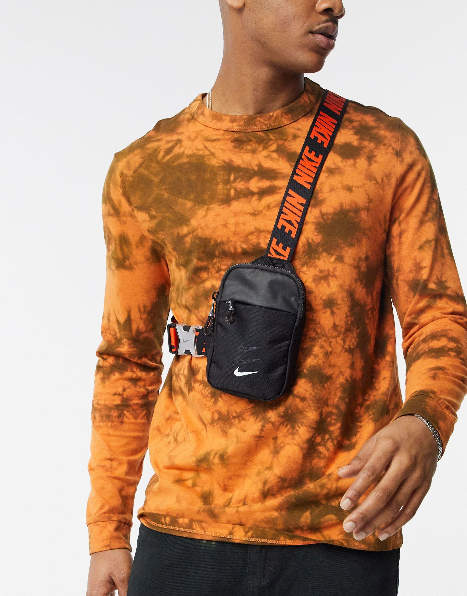 Nike Synthetic Advance Crossbody Bag in Black for Men - Lyst