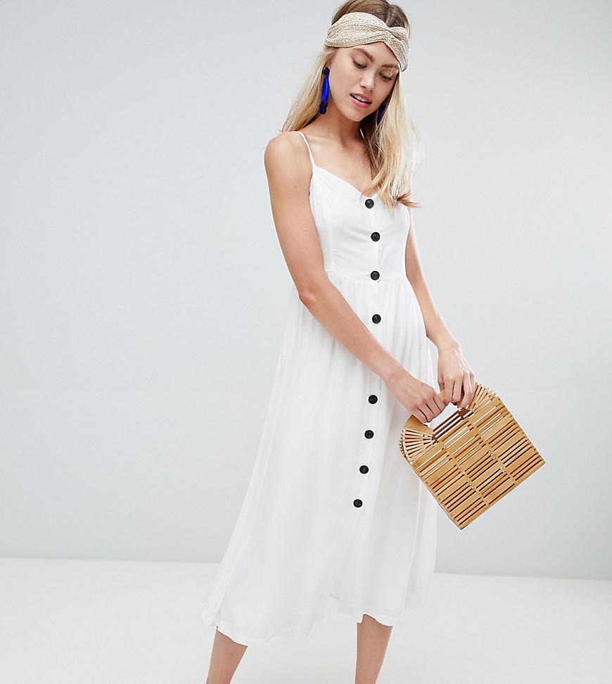 bershka white dress