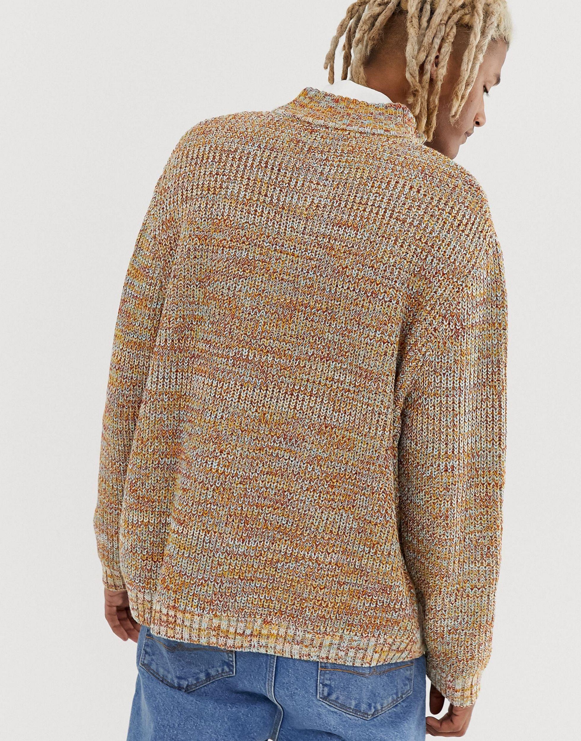 ASOS Synthetic Knitted Oversized Rib Half Zip Sweater for Men Lyst ASOS Synthetic Knitted Oversized Rib Half Zip Sweater for Men Lyst