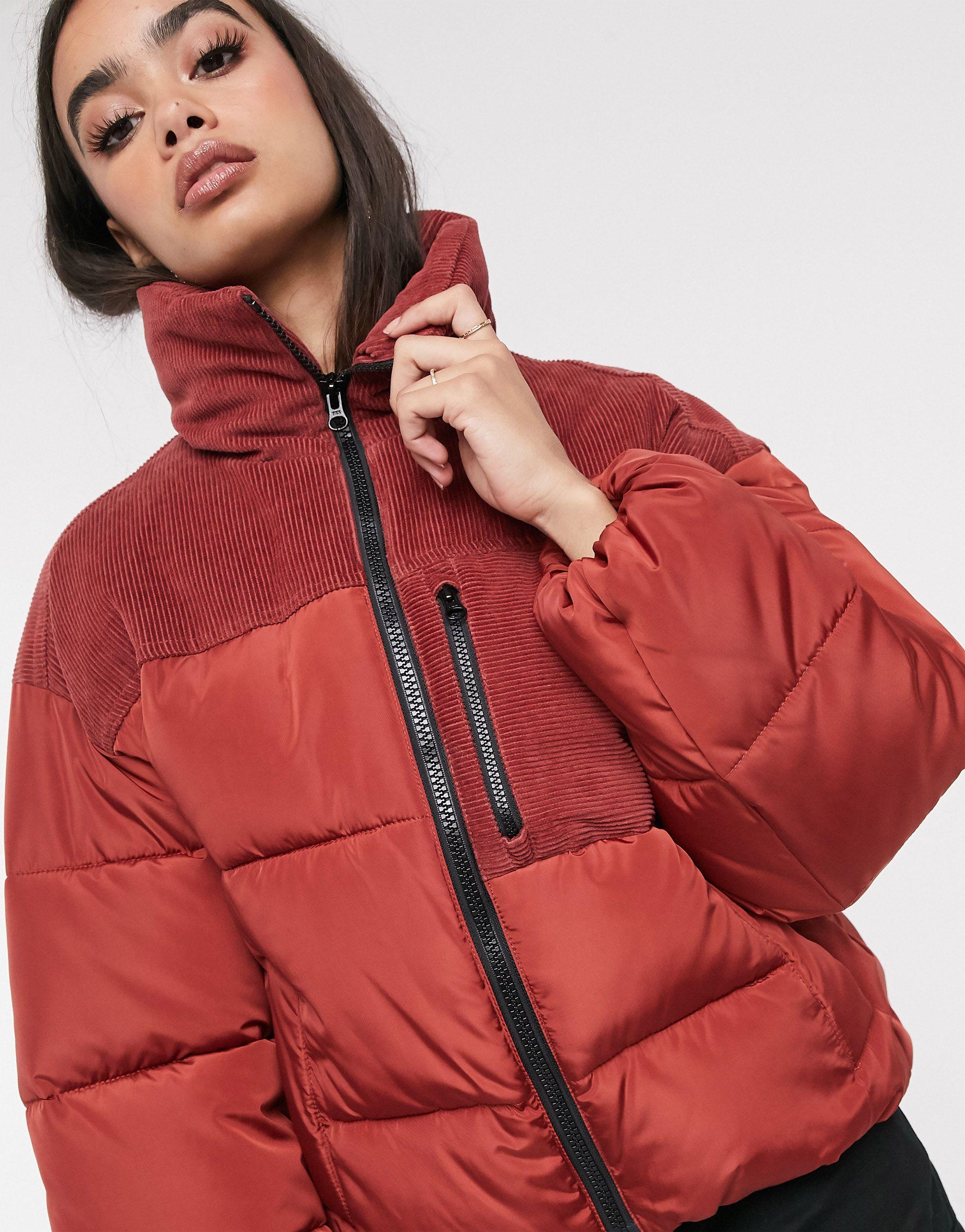padded cord jacket