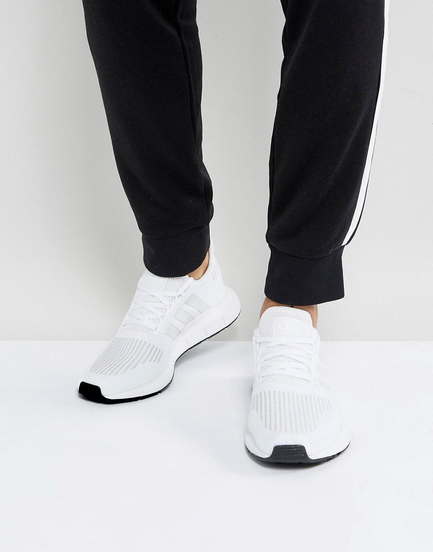 adidas originals swift sneakers in white