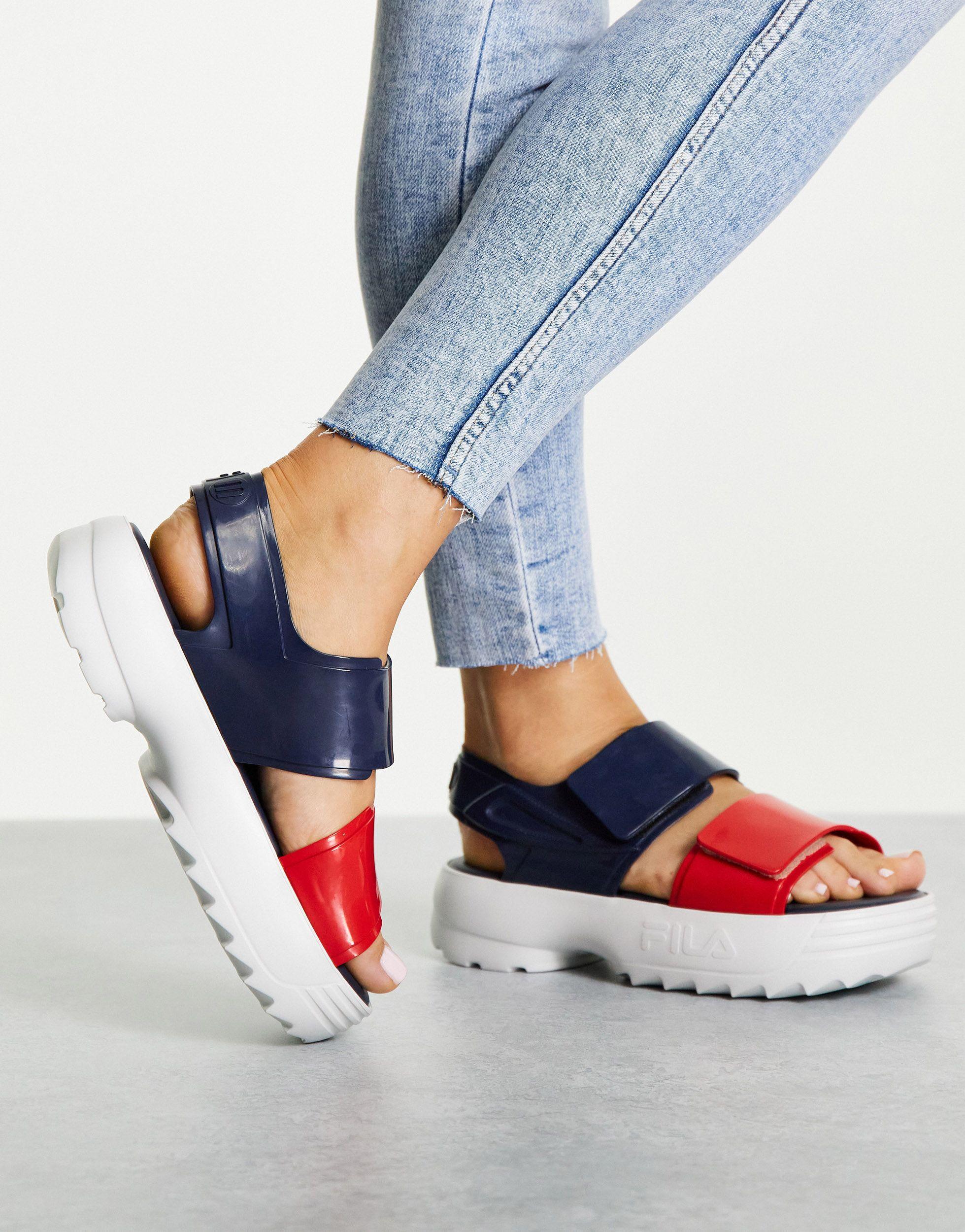 chunky sandals fila