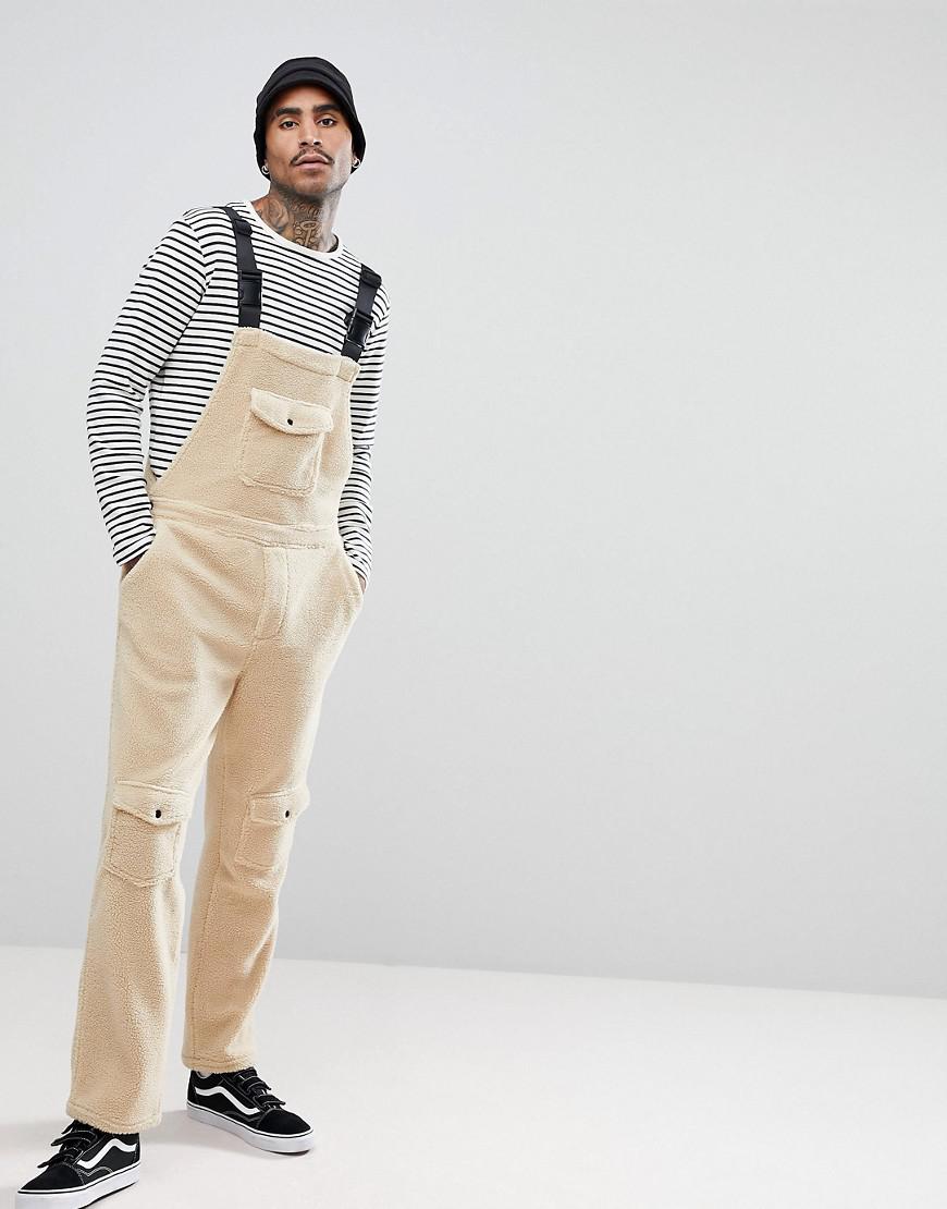beige dungarees mens
