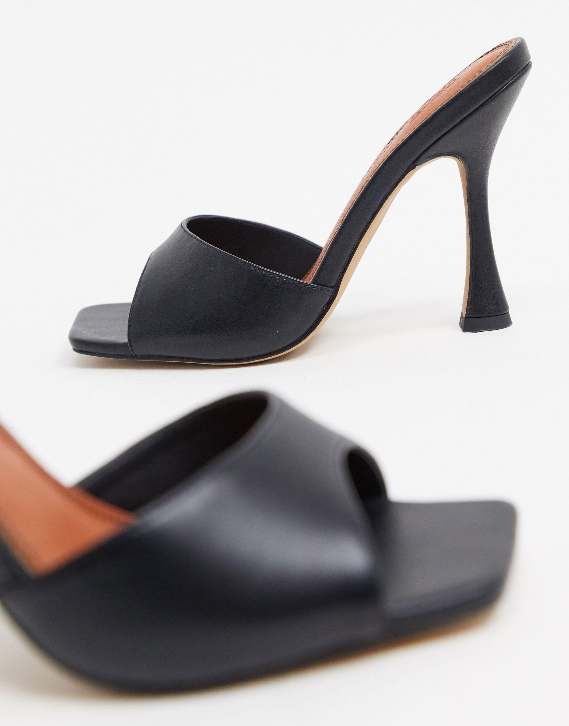 black square mules
