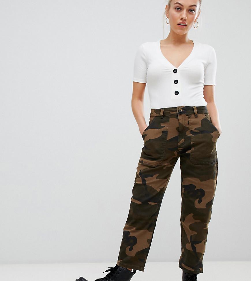 camo trousers new look