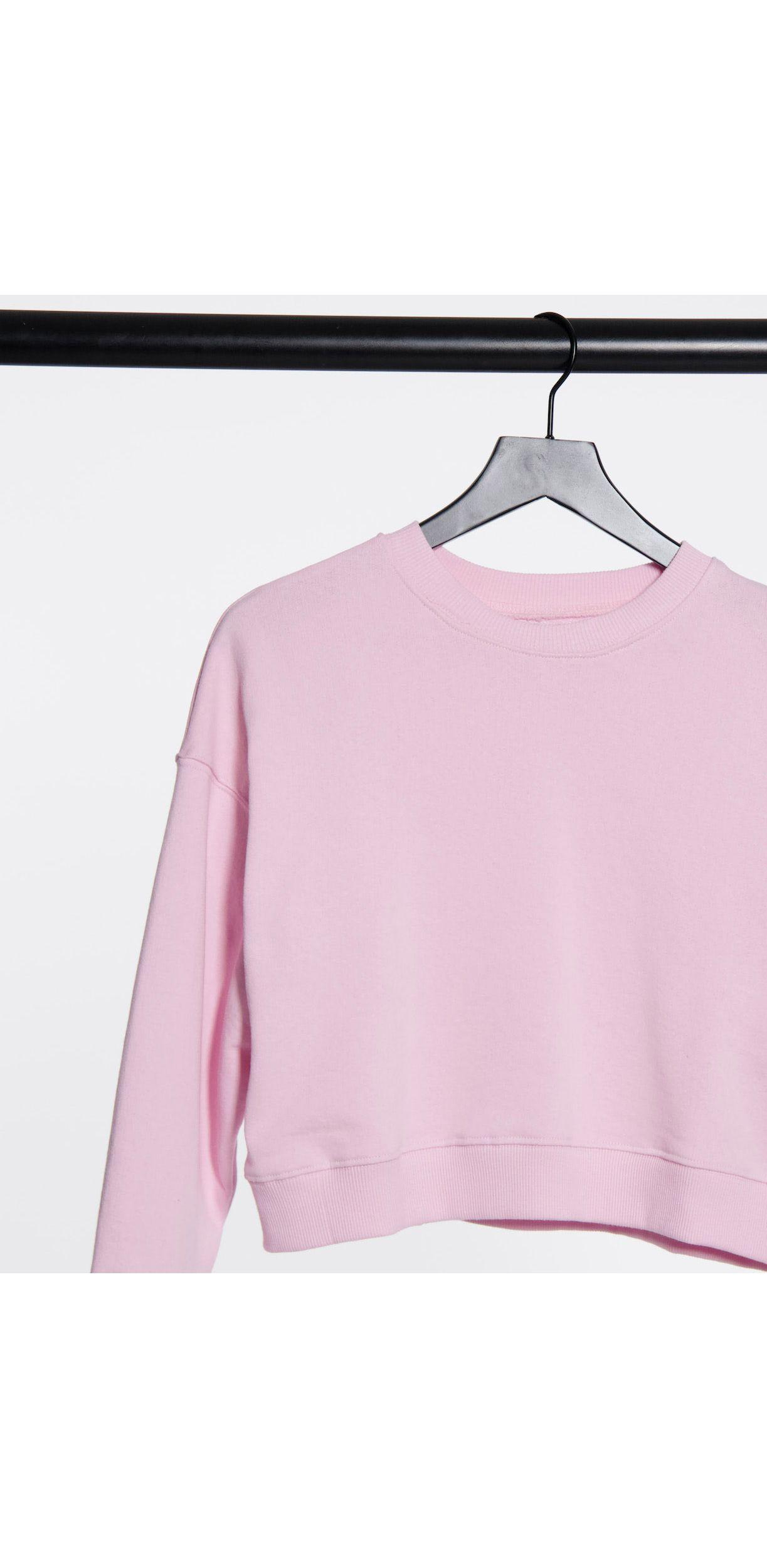 pull and bear pink sweatshirt