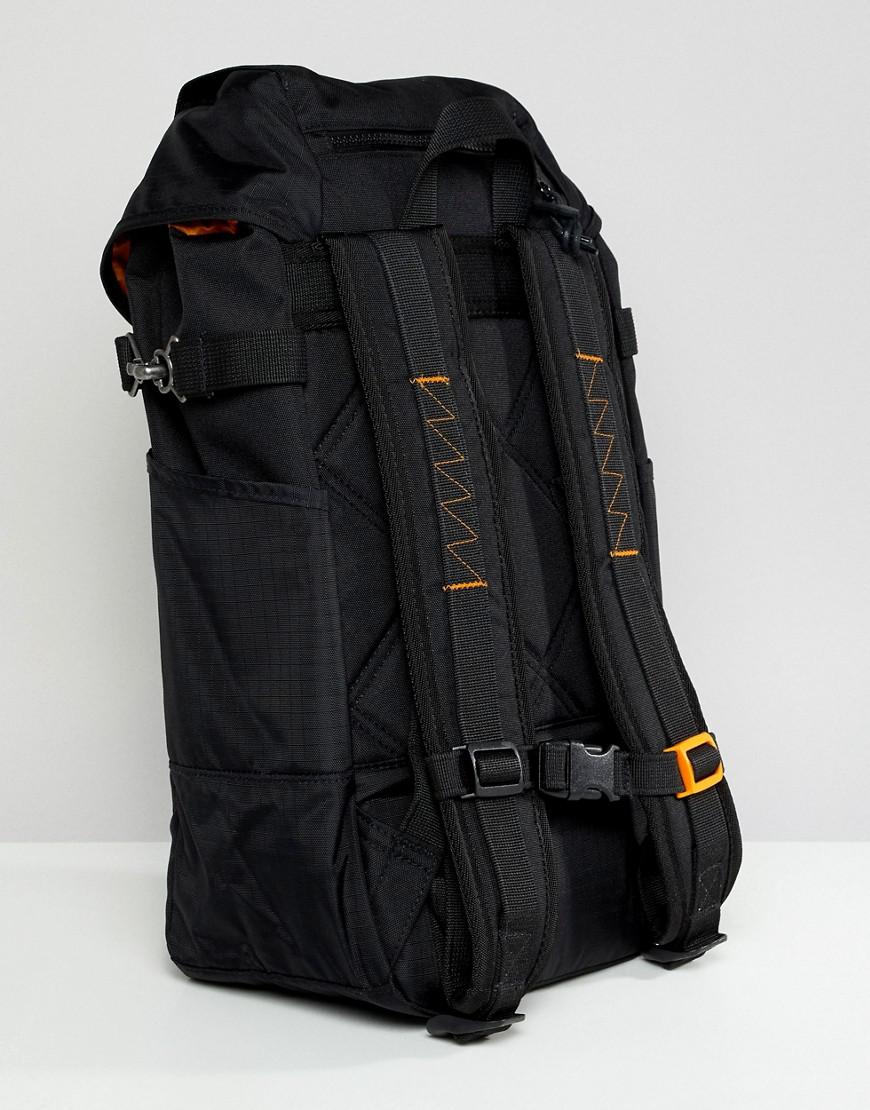 eastpak fluster merge full black backpack