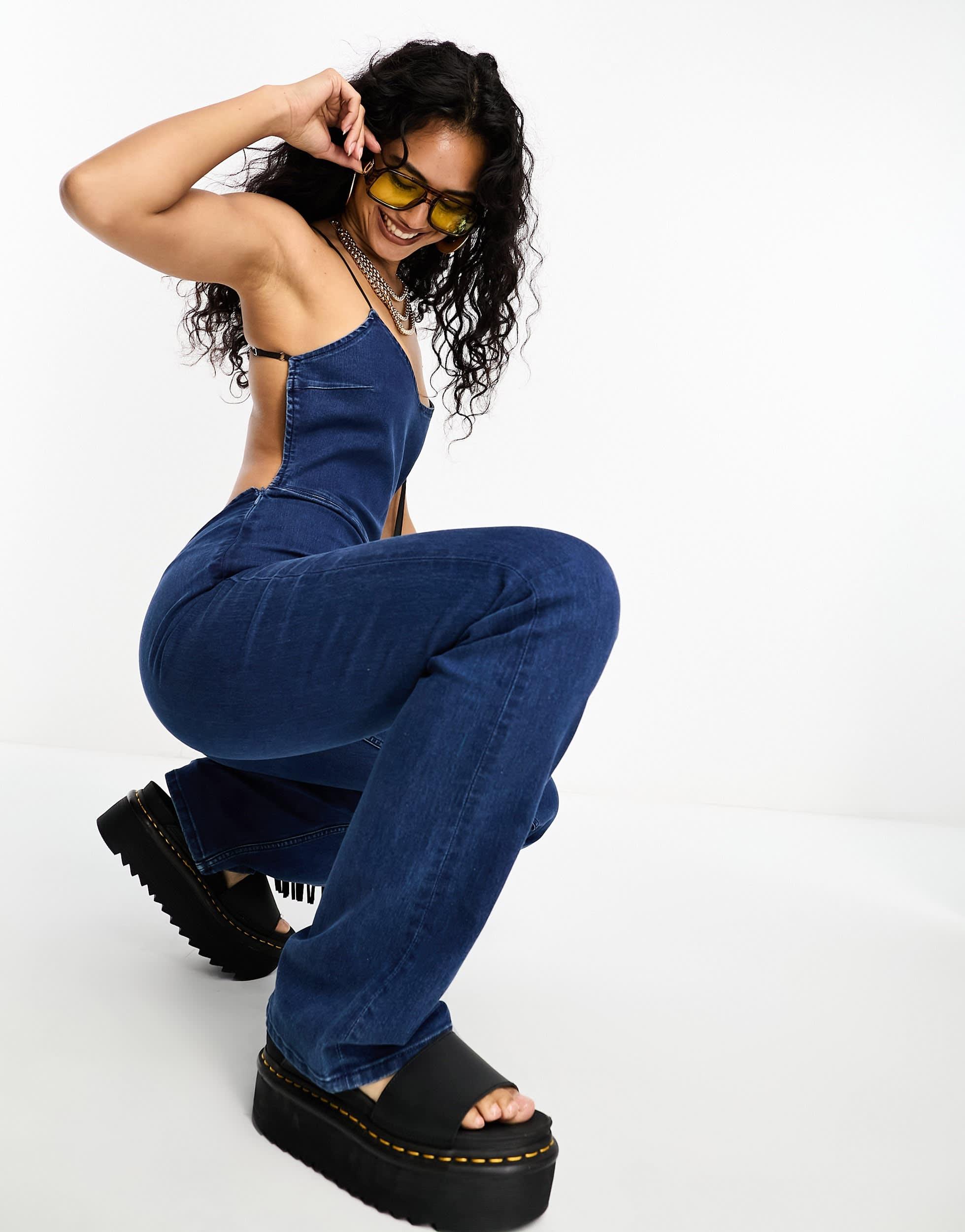 Bershka Jumpsuits und Overalls fur Damen Online Schlussverkauf Bis zu 70 Rabatt Lyst DE
