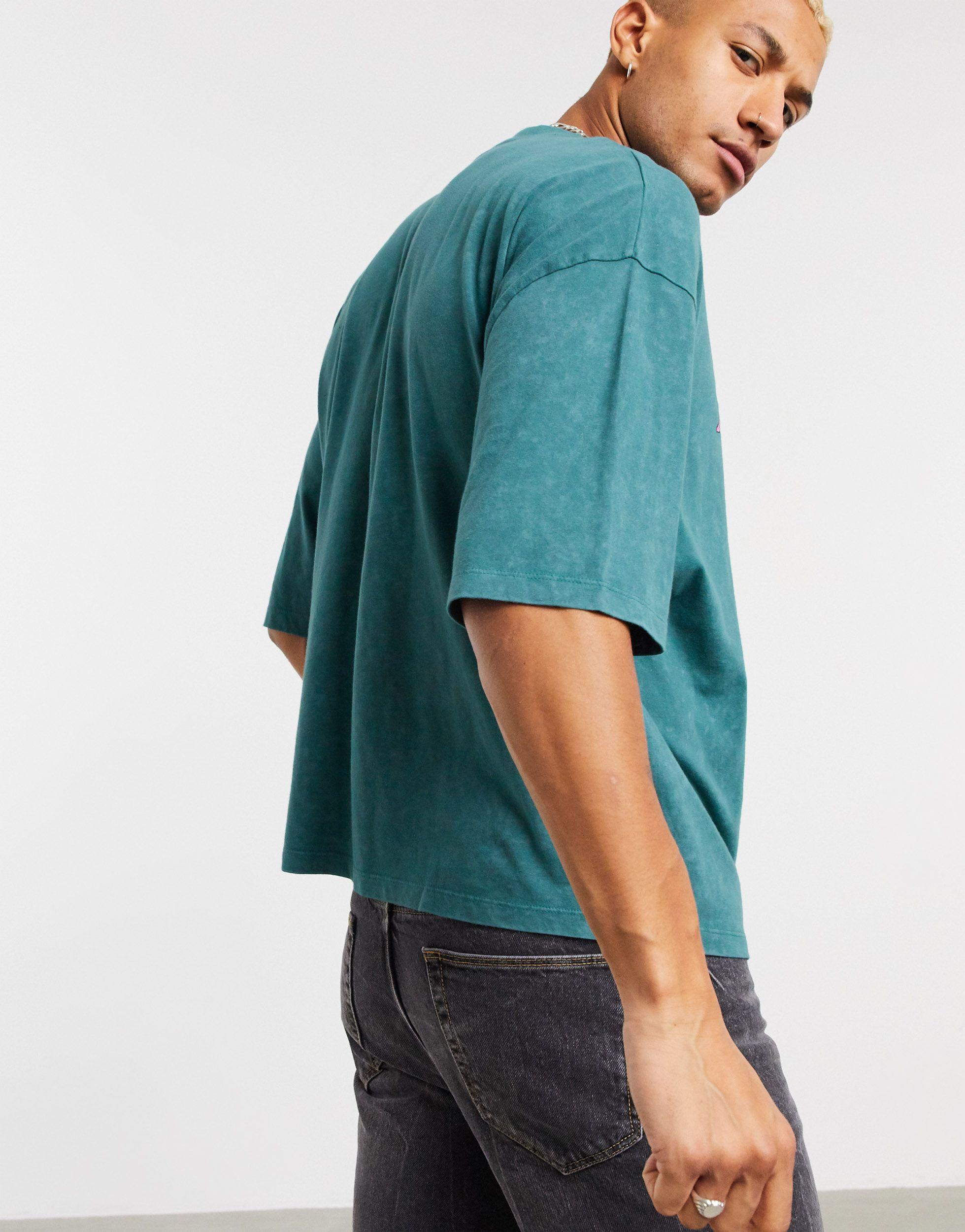 high neck oversized t shirt