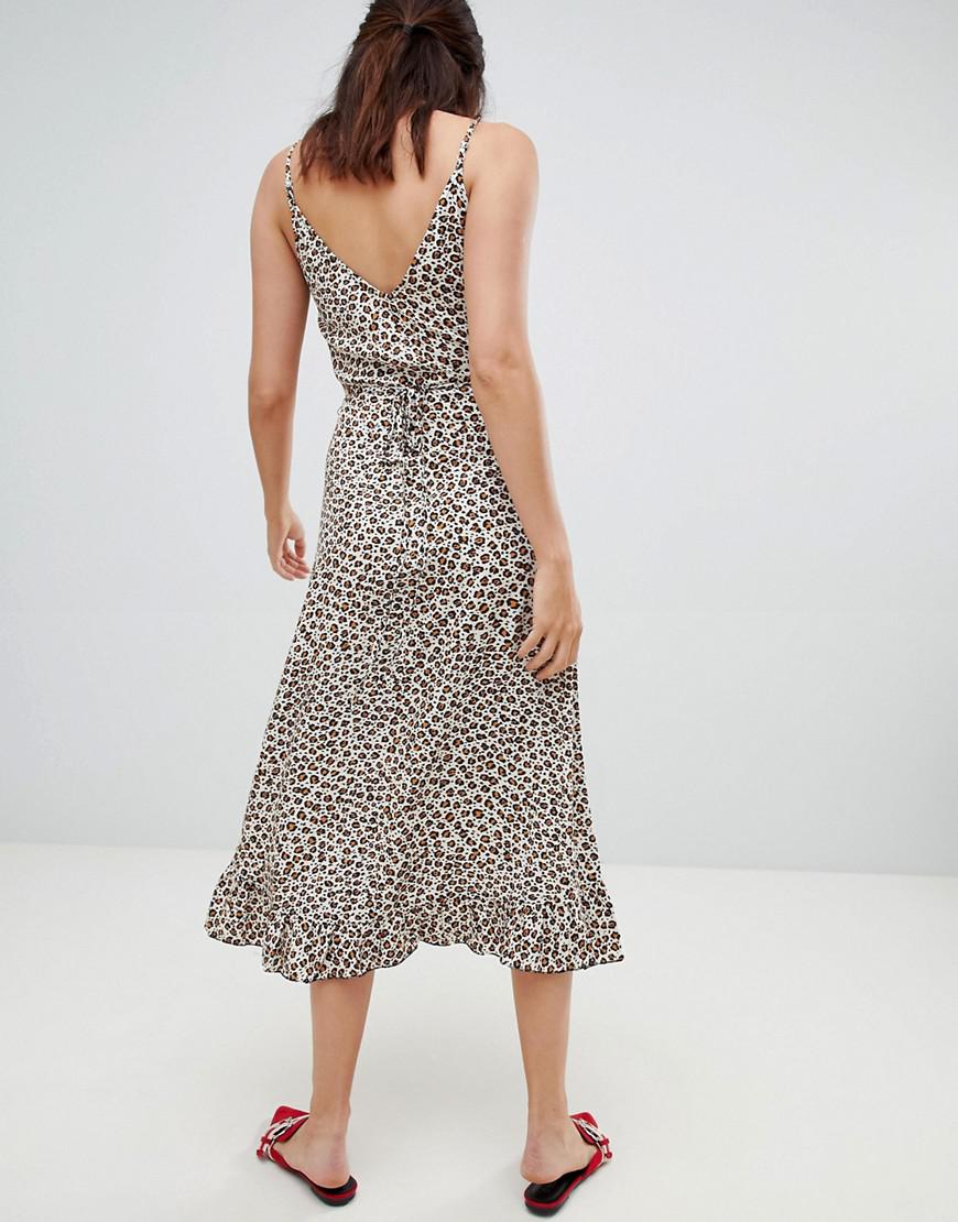 stradivarius leopard dress