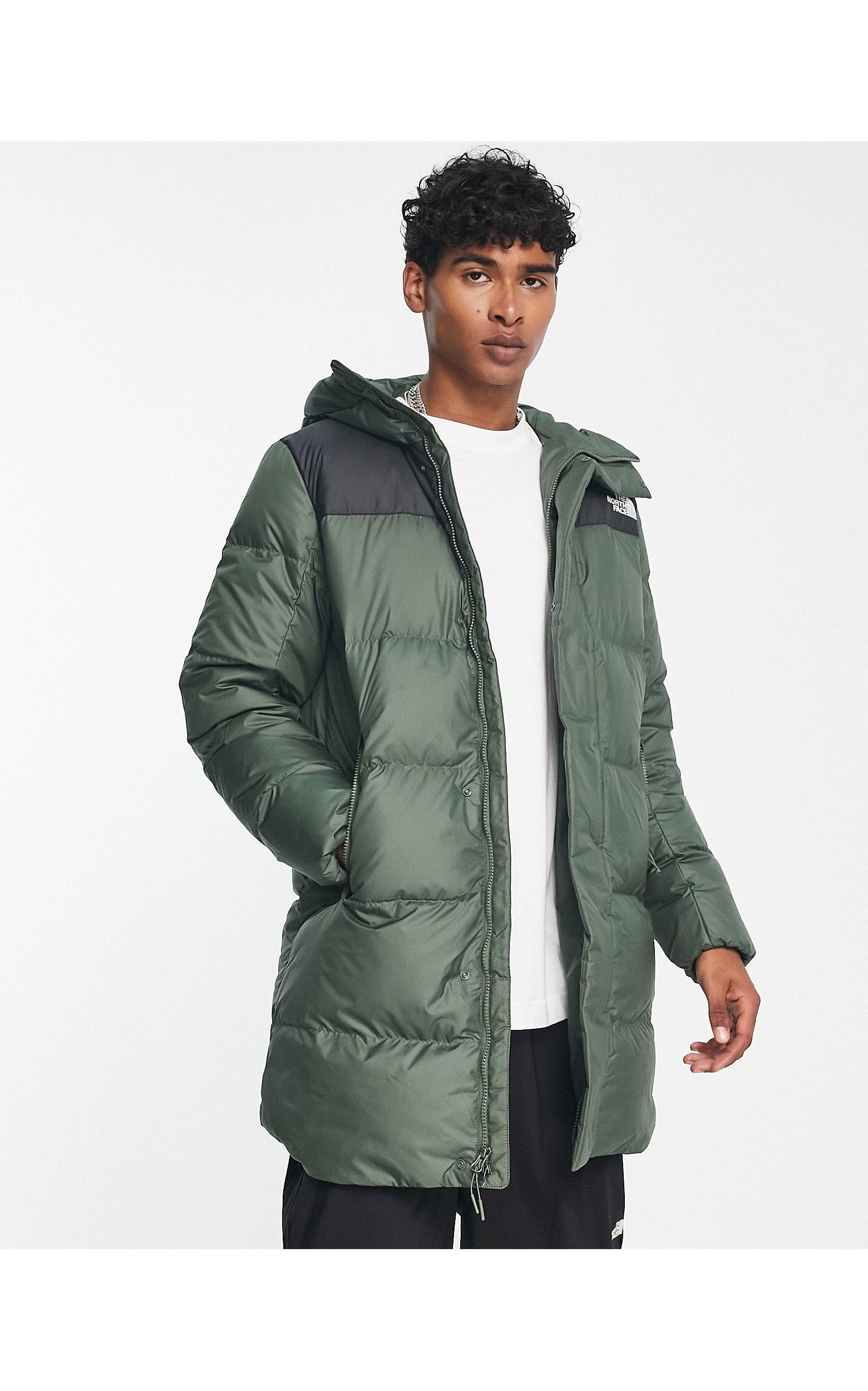 The North Face Hydrenalite Down Mid Length Puffer Jacket in Green for ...