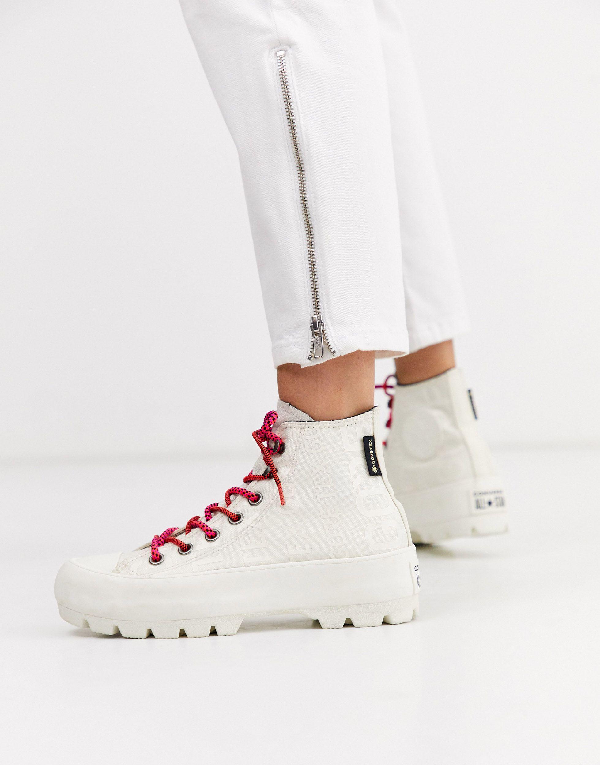 converse gore tex boots white