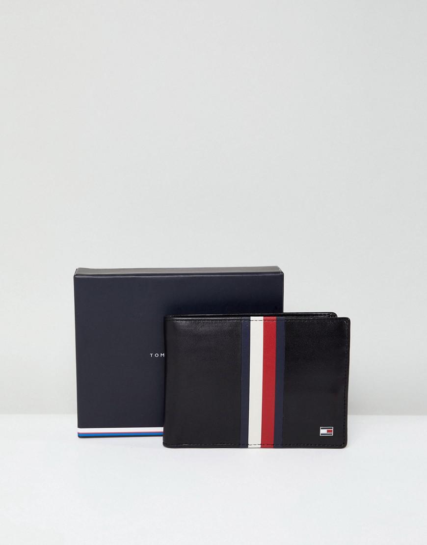 Tommy Hilfiger Mens Leather Slim Bifold Wallet with Coin Pocket