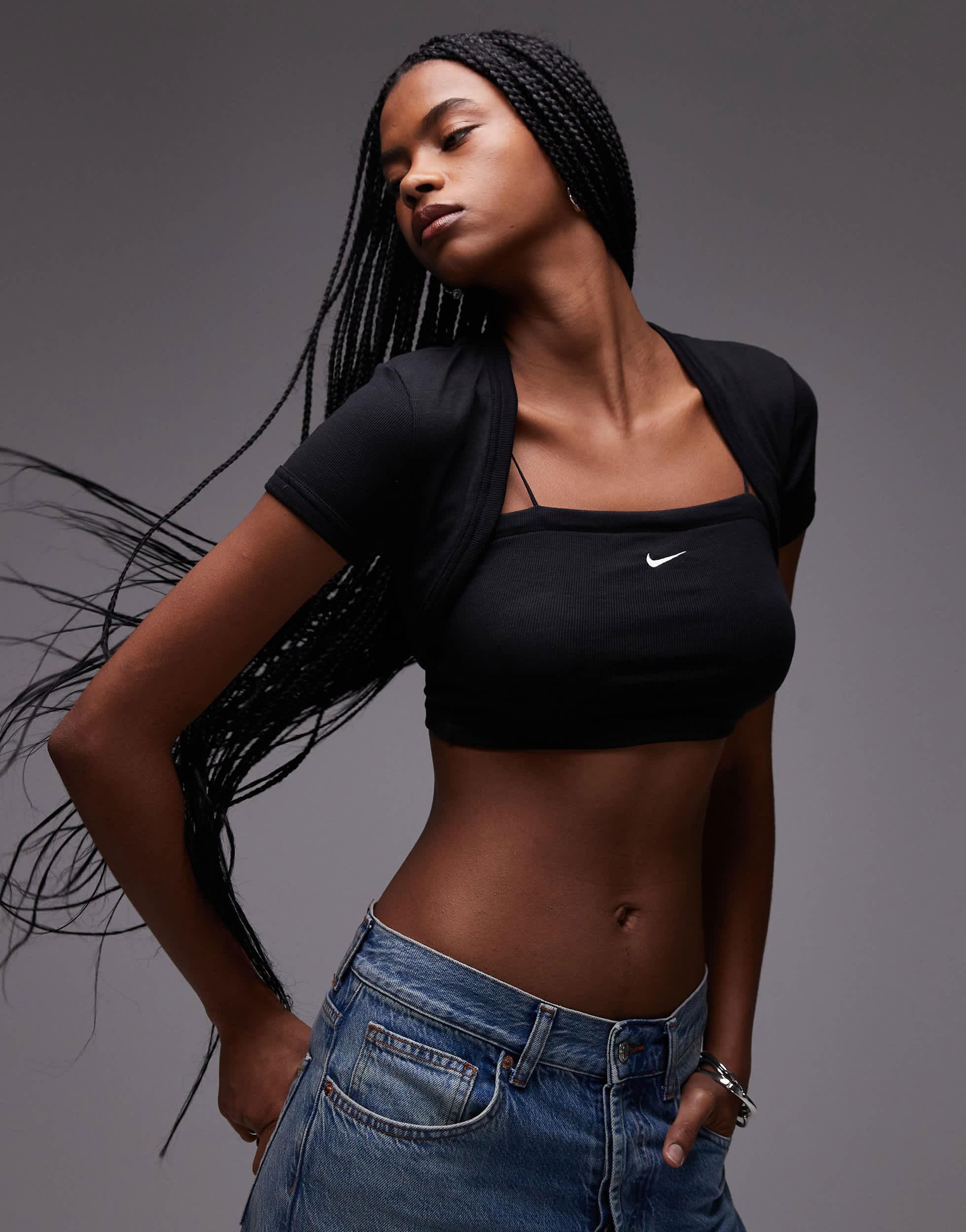 nike one shoulder shirt