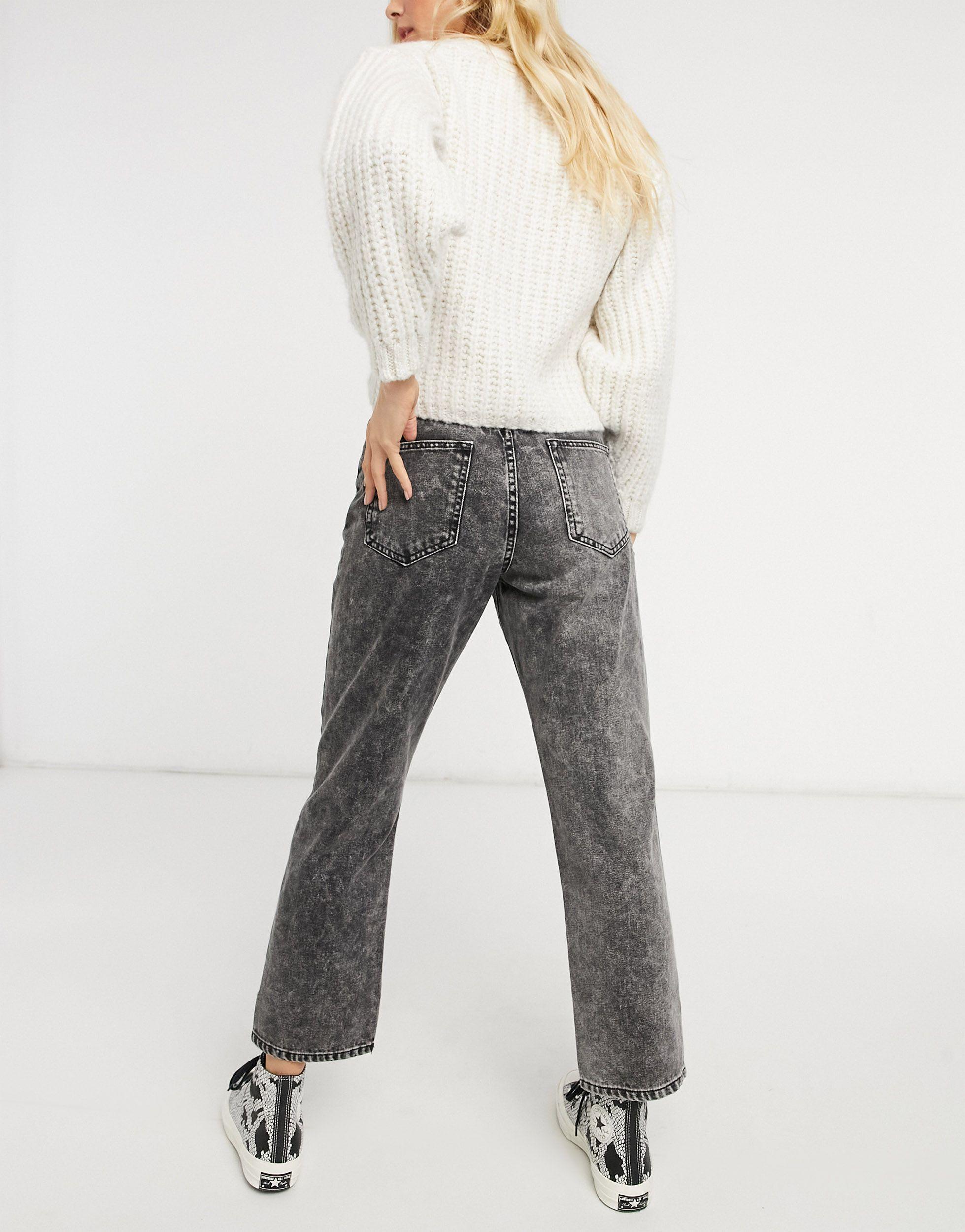 Stradivarius Denim Straight Leg 
