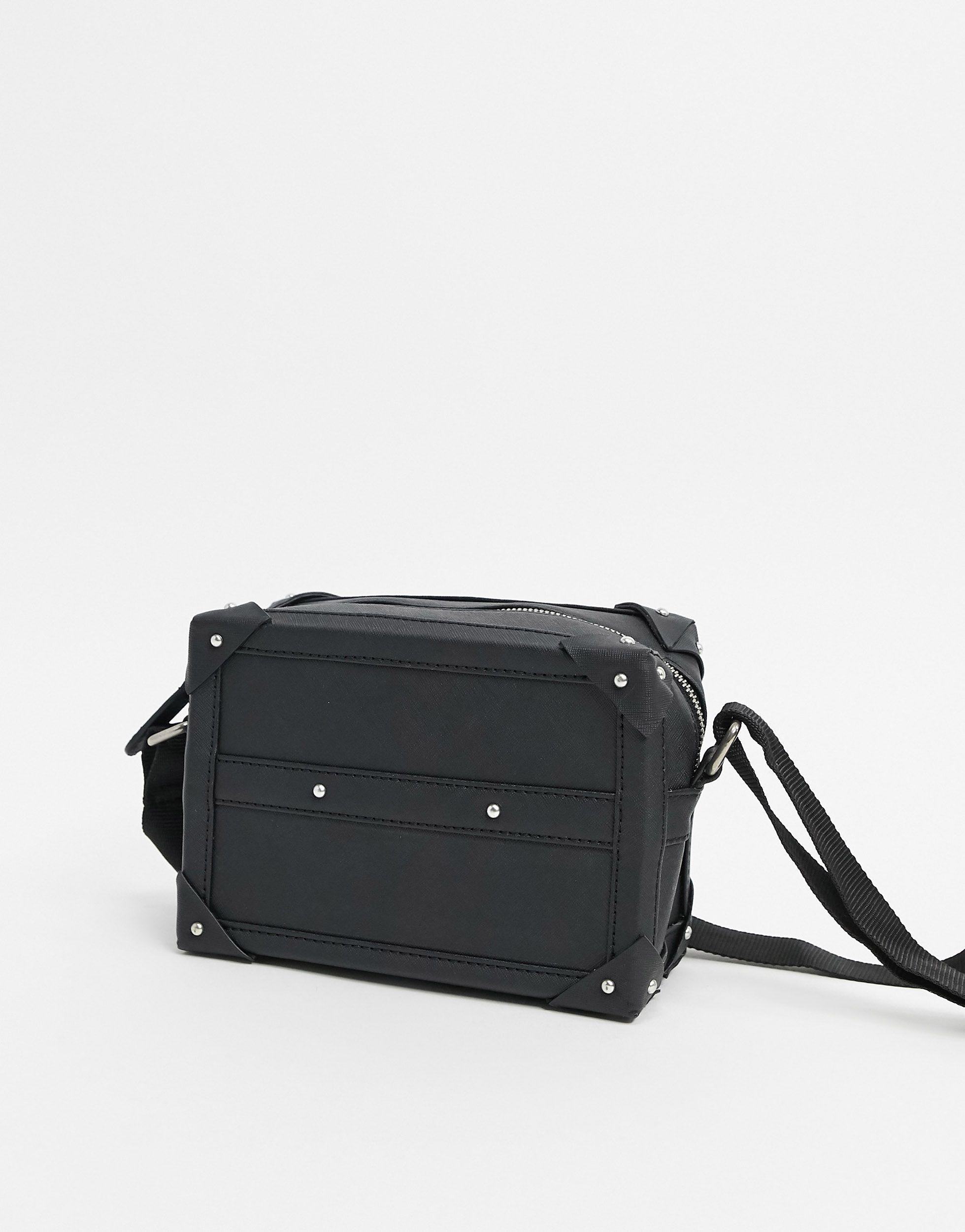 ASOS Cross Body Hard Case Box Bag in Black for Men | Lyst