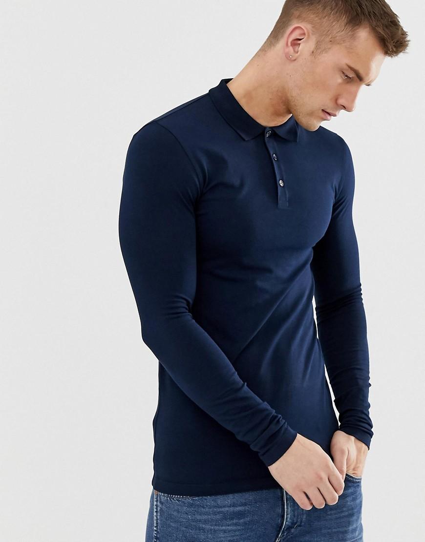 asos muscle fit long sleeve