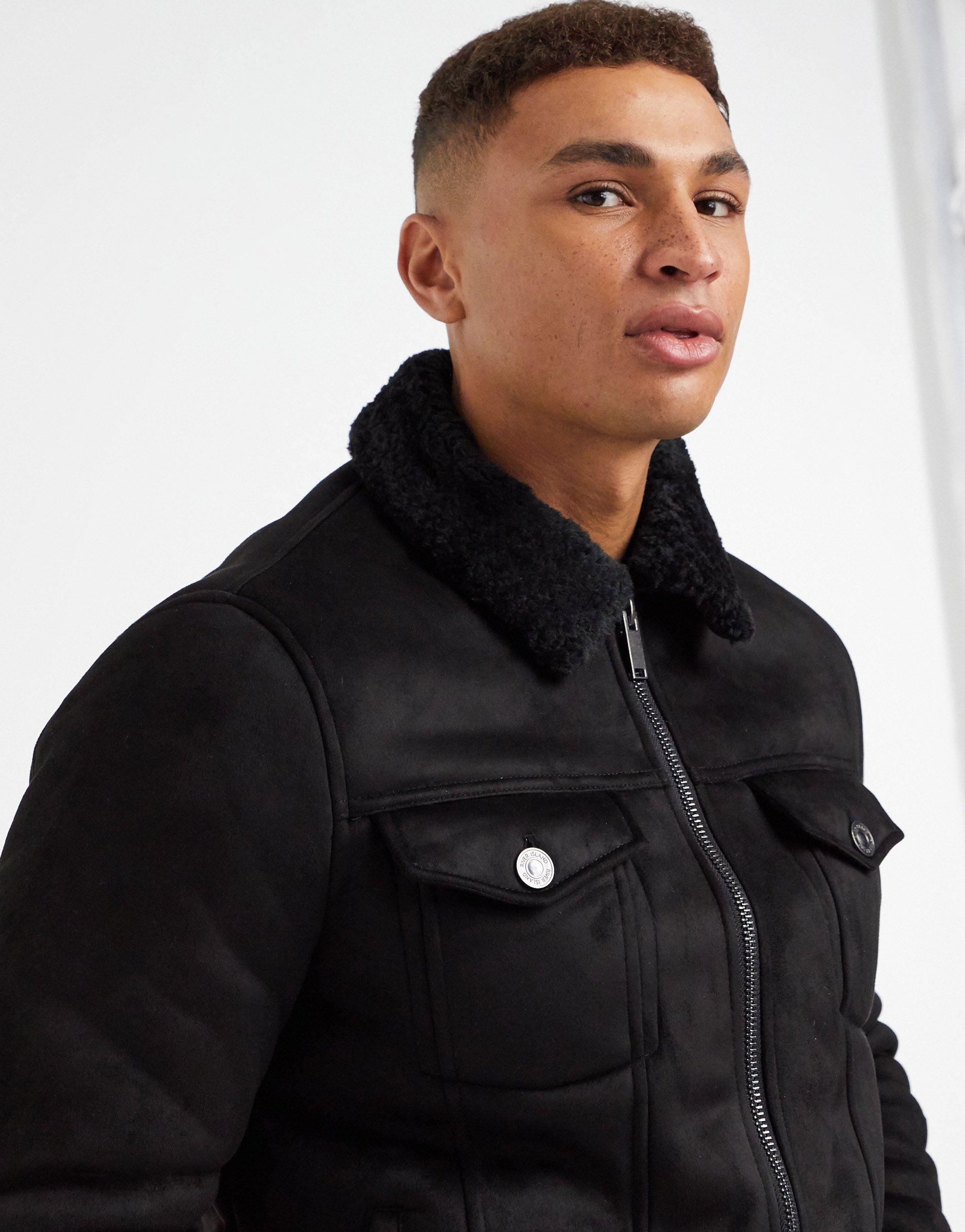 black borg lined jacket