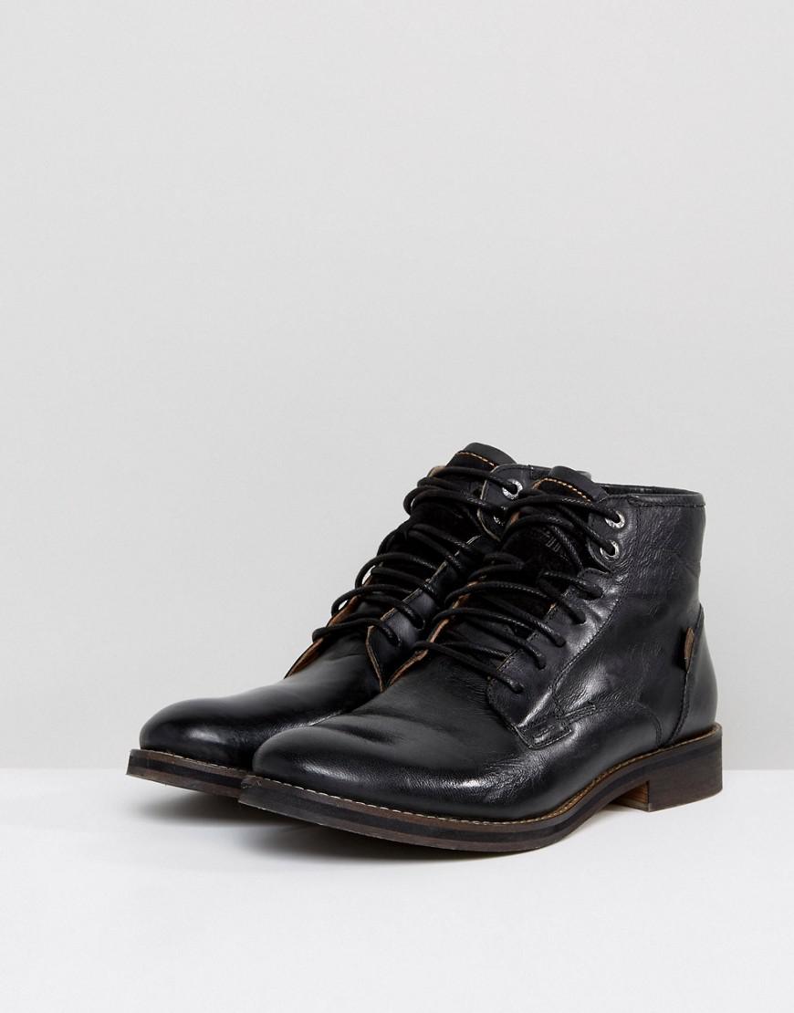 levis leather boots