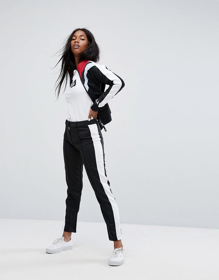 fila sweatsuit womens black