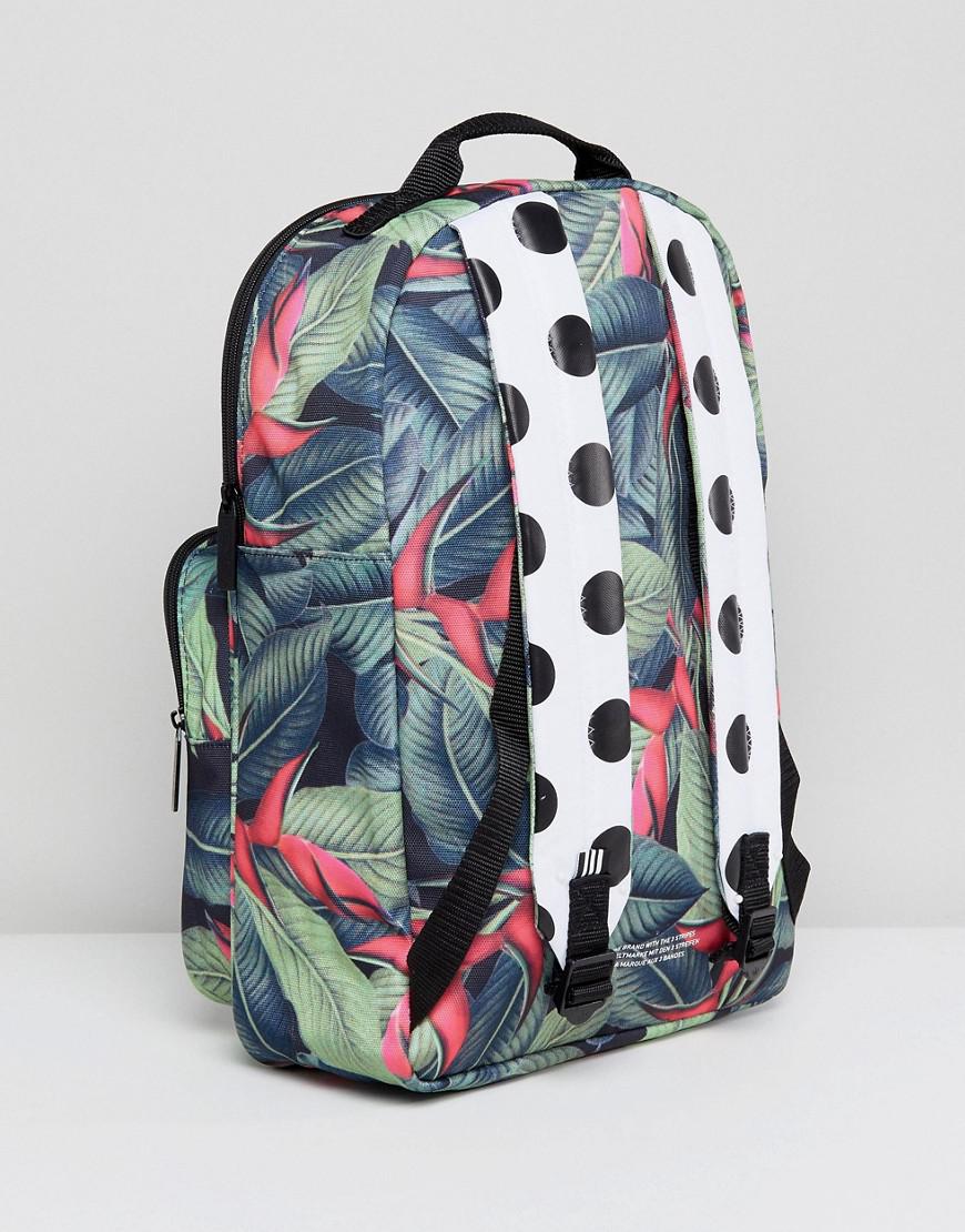 adidas Originals Originals Backpack In Tropical Print | Lyst