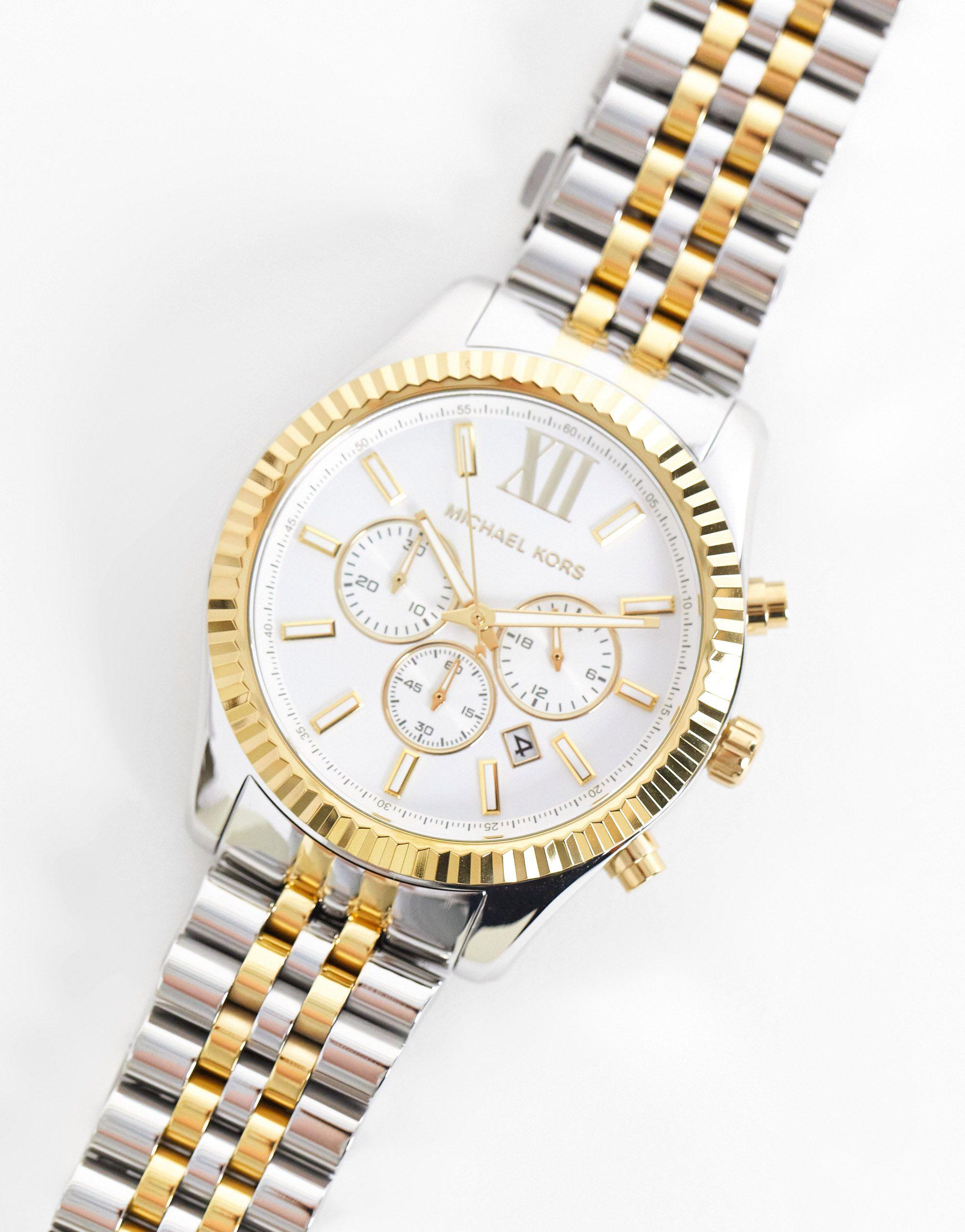 Michael Kors Mk8344 - Lexington - Horloge in het Metallic voor heren - Lyst