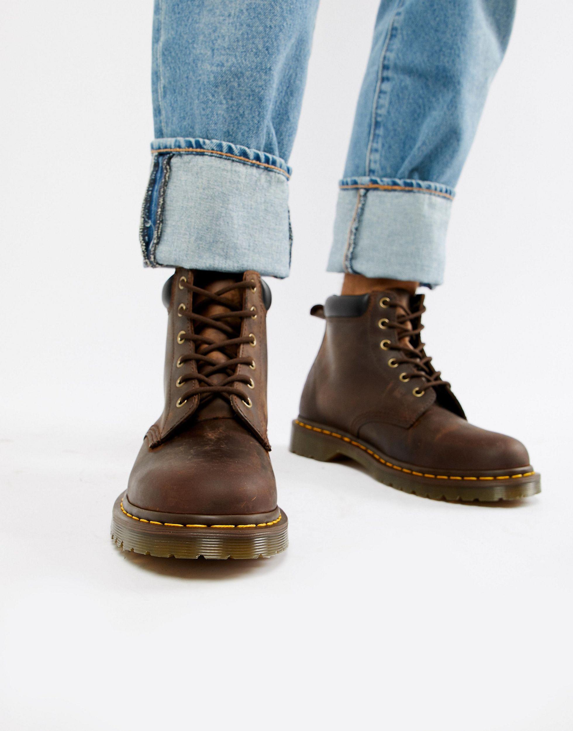Botas con 6 ojales en marrón 939 Dr. Martens de Ante de color Marrón para  hombre | Lyst