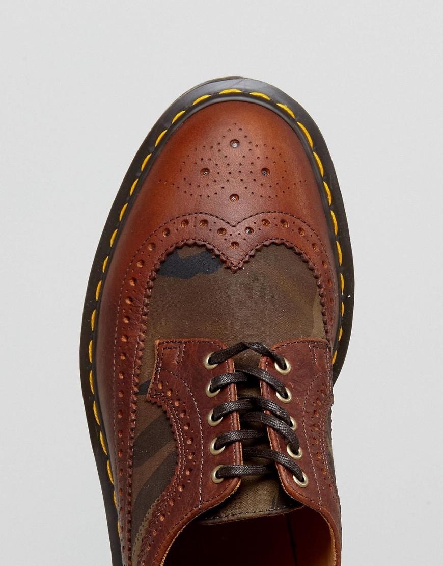 dr martens tan brogues