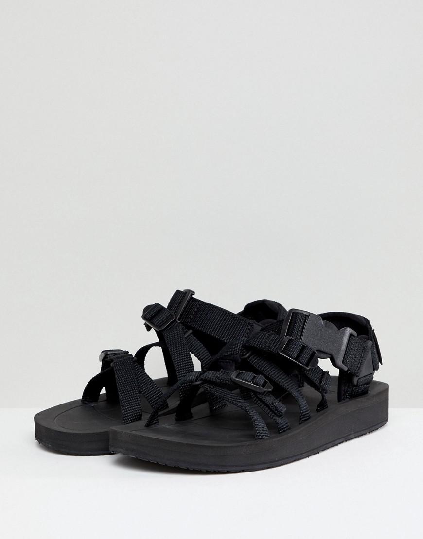 Teva Men's Alp Premier Polyester Upper Casual Sandals Black Strappy 1015200 New 