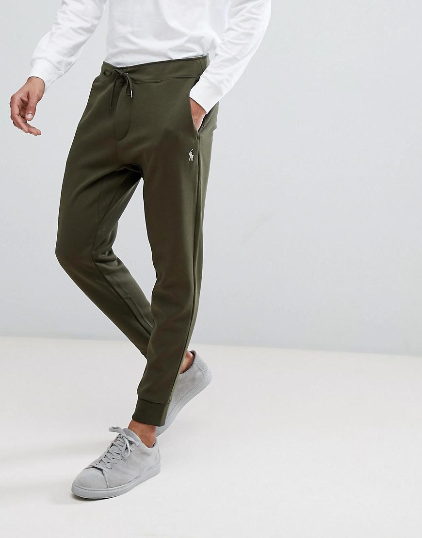 olive green polo jogging suit