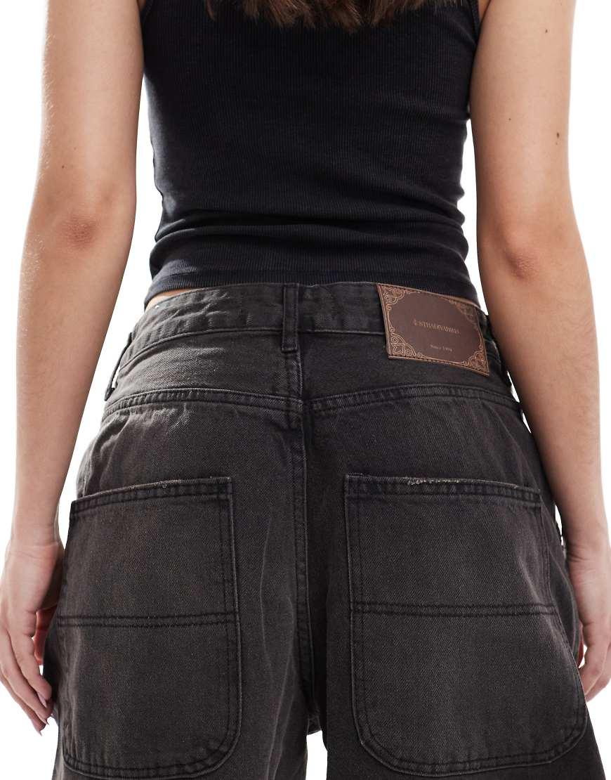 Adjustable Waist Stradivarius Pantalon Baggy Stradivarius Low Rise