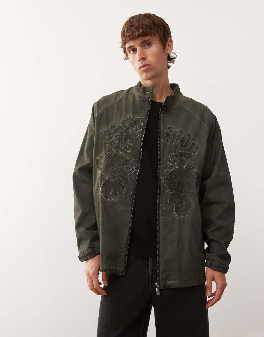 Jacket Ropa Ed Hardy Ed Hardy Koi And Mermaid Red Blue Hoodie