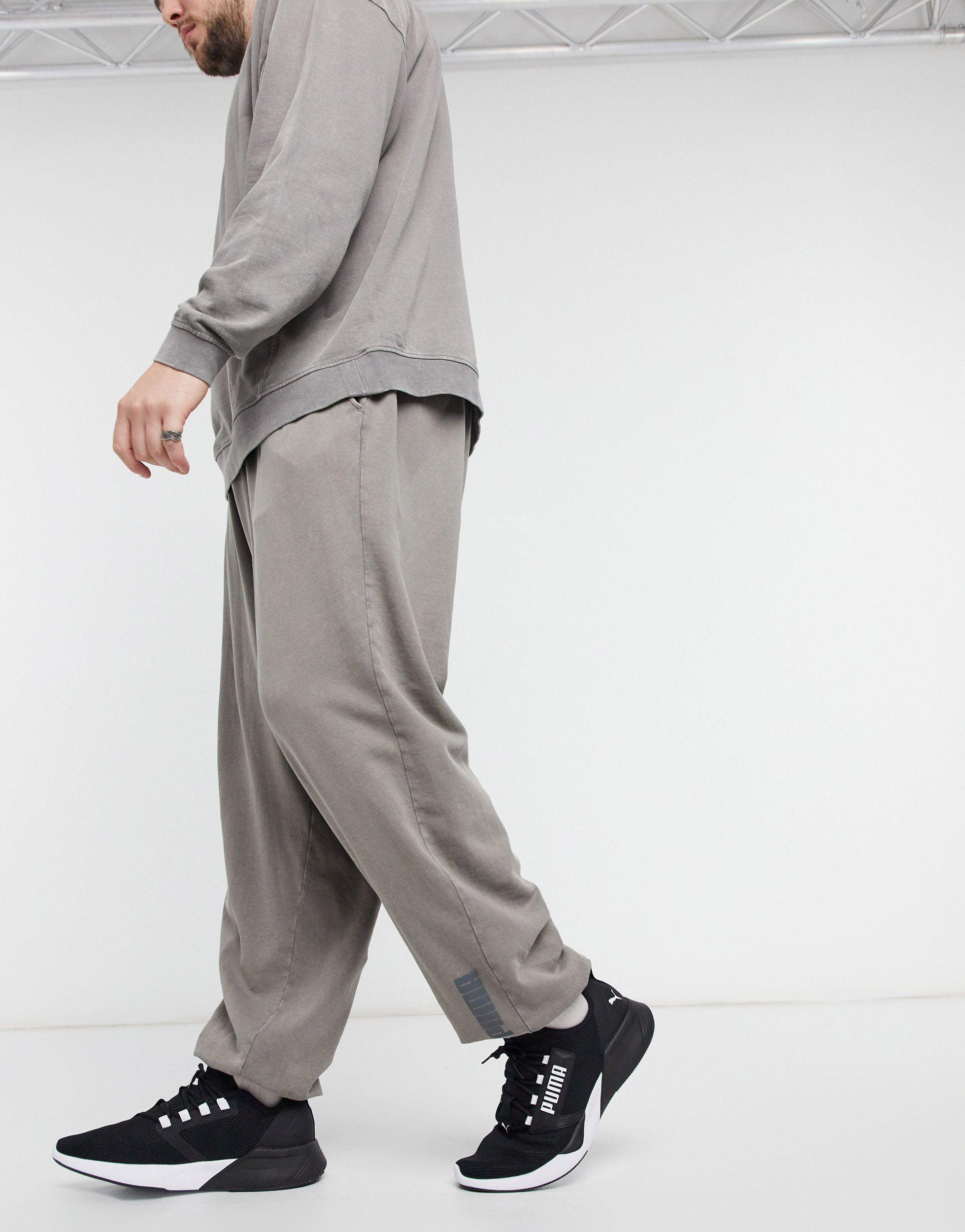 PUMA Plus Oversized Trackies in Gray for Men - Lyst