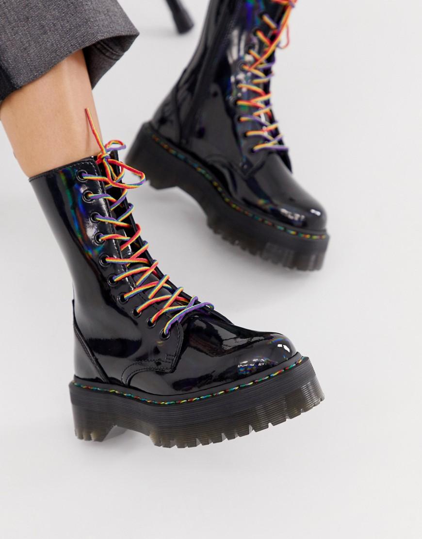 doc martens jadon rainbow