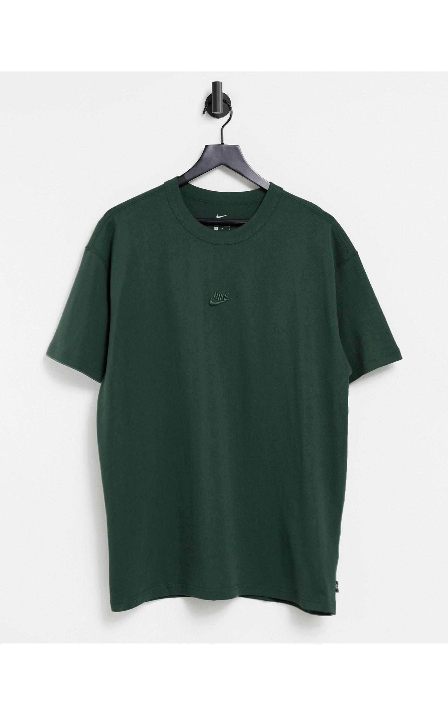 Nike Premium Essentials Oversized T-shirt in Green for Men