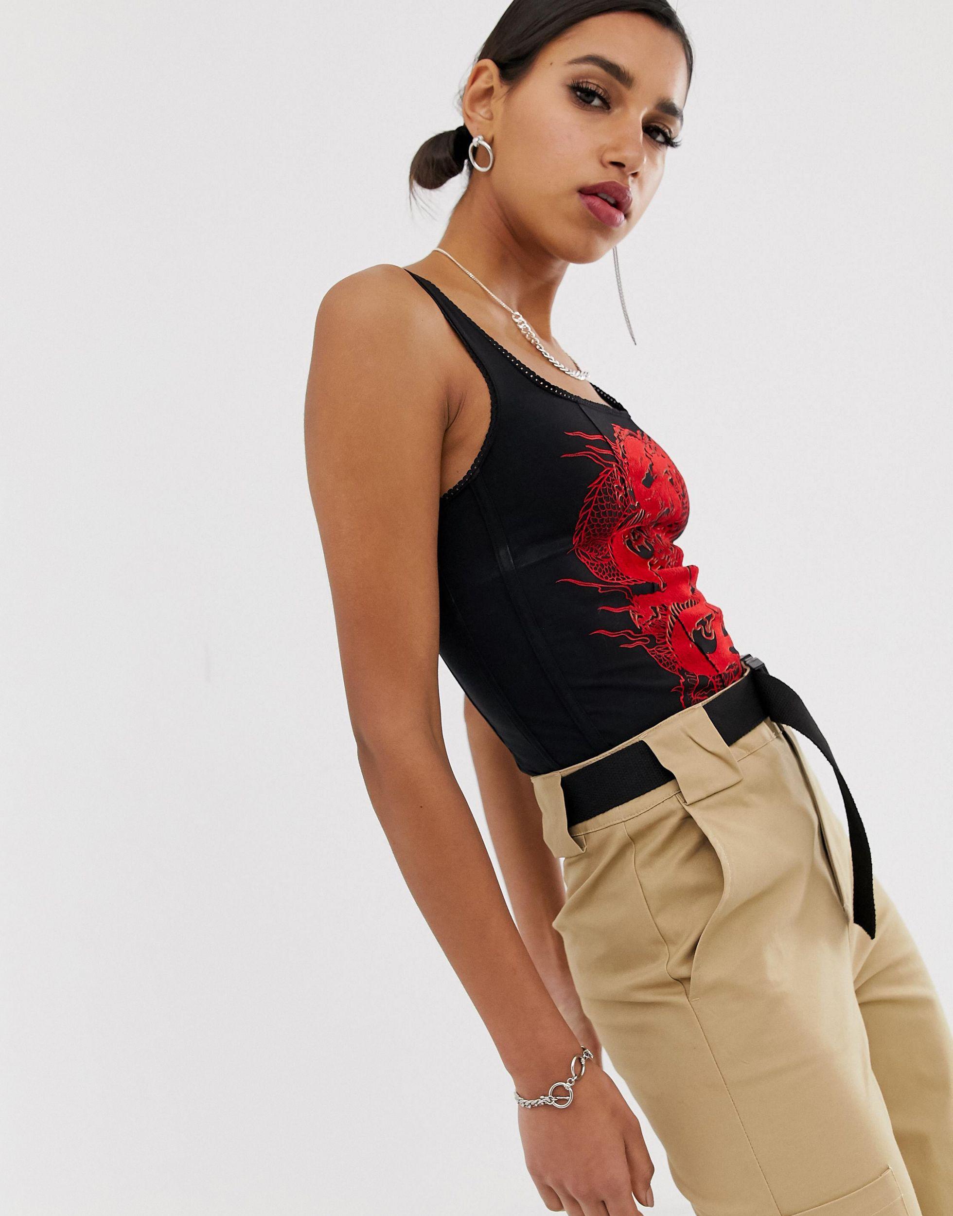 Jaded London 総柄トップス　パワーネット m_665b674f2839bcab26b87f07.jpg