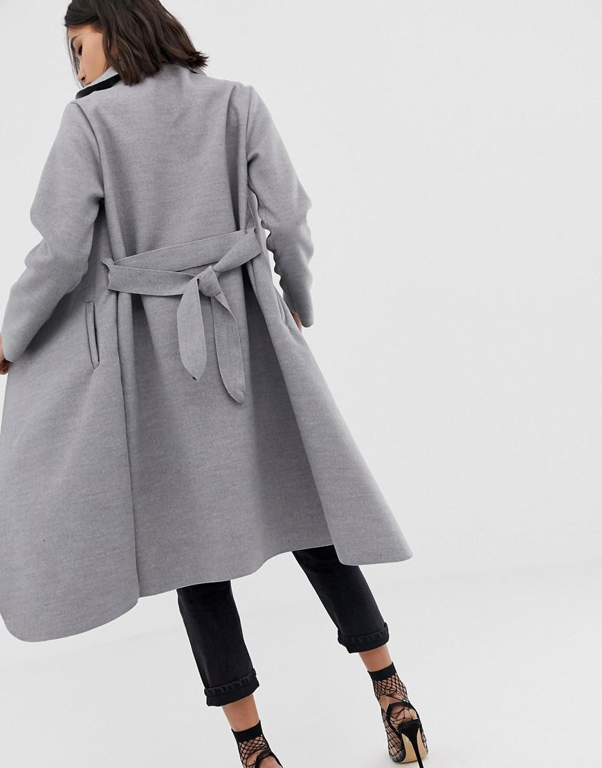 waterfall coat with hood