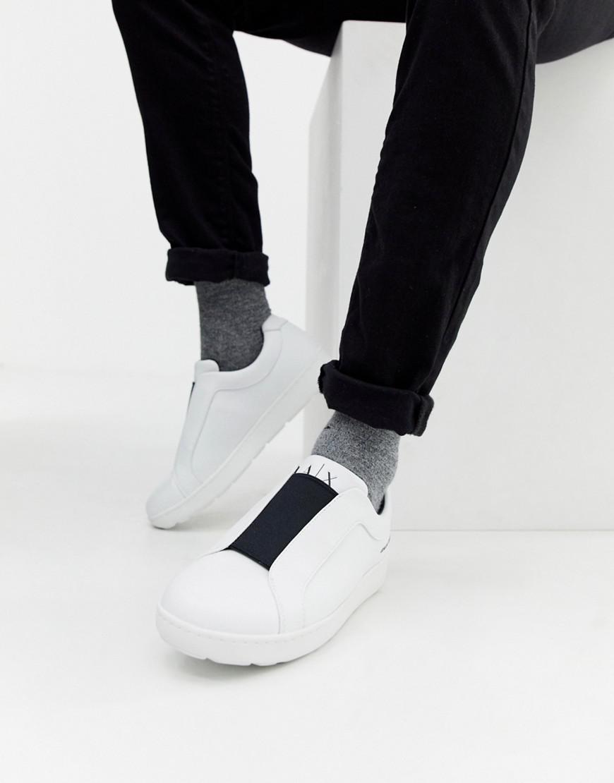 elasticated slip on trainers
