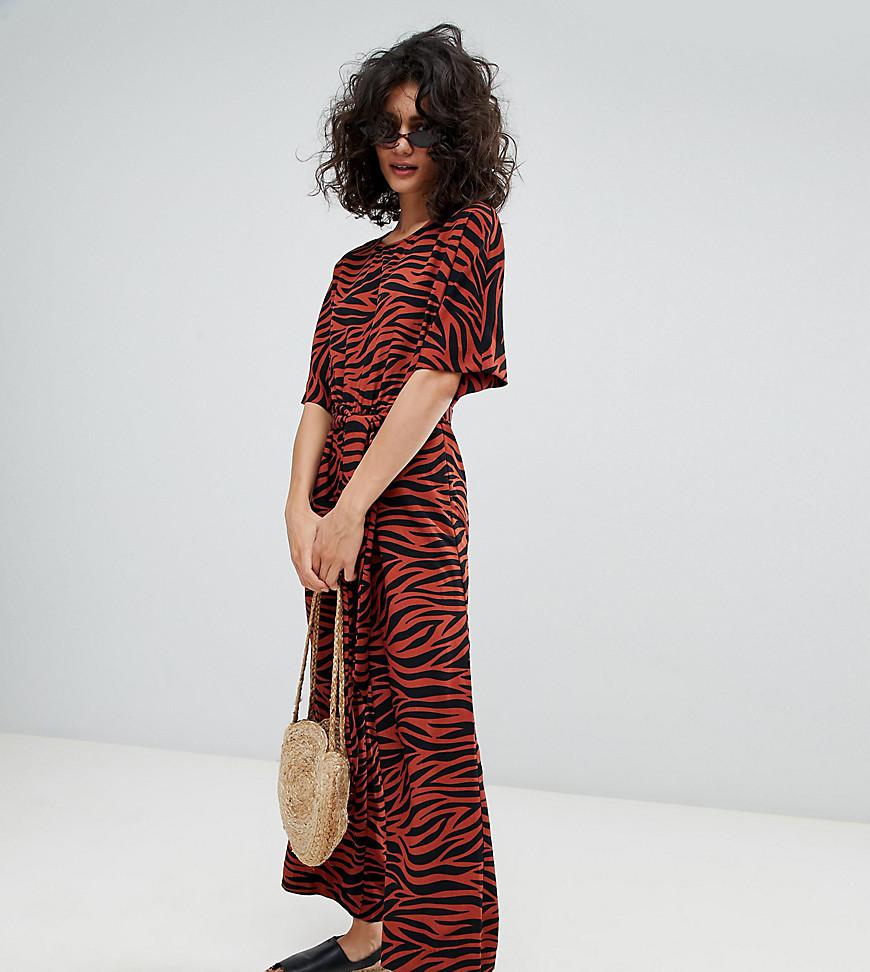 tiger print jumpsuit